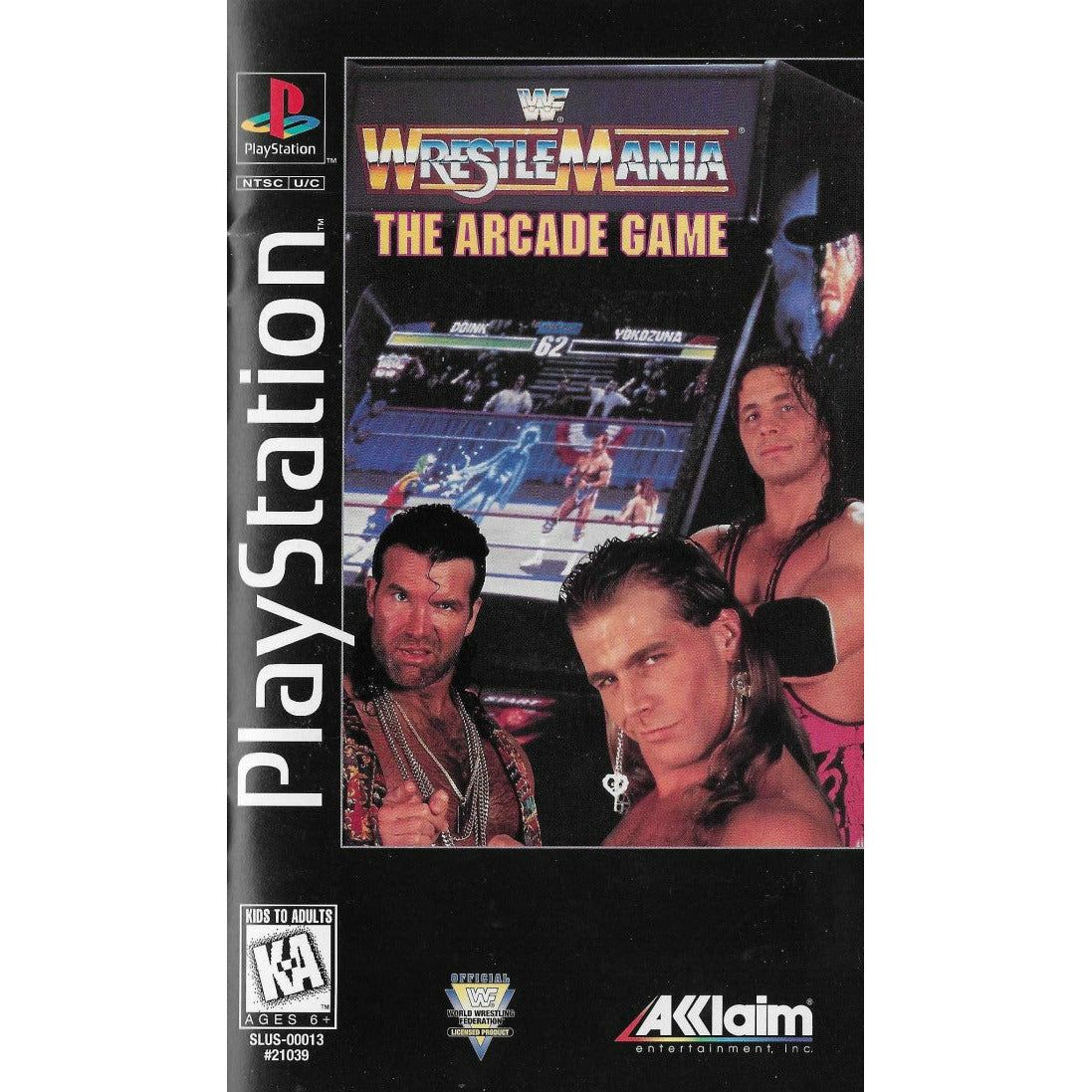 PS1 - WWF Wrestlemania the Arcade Game