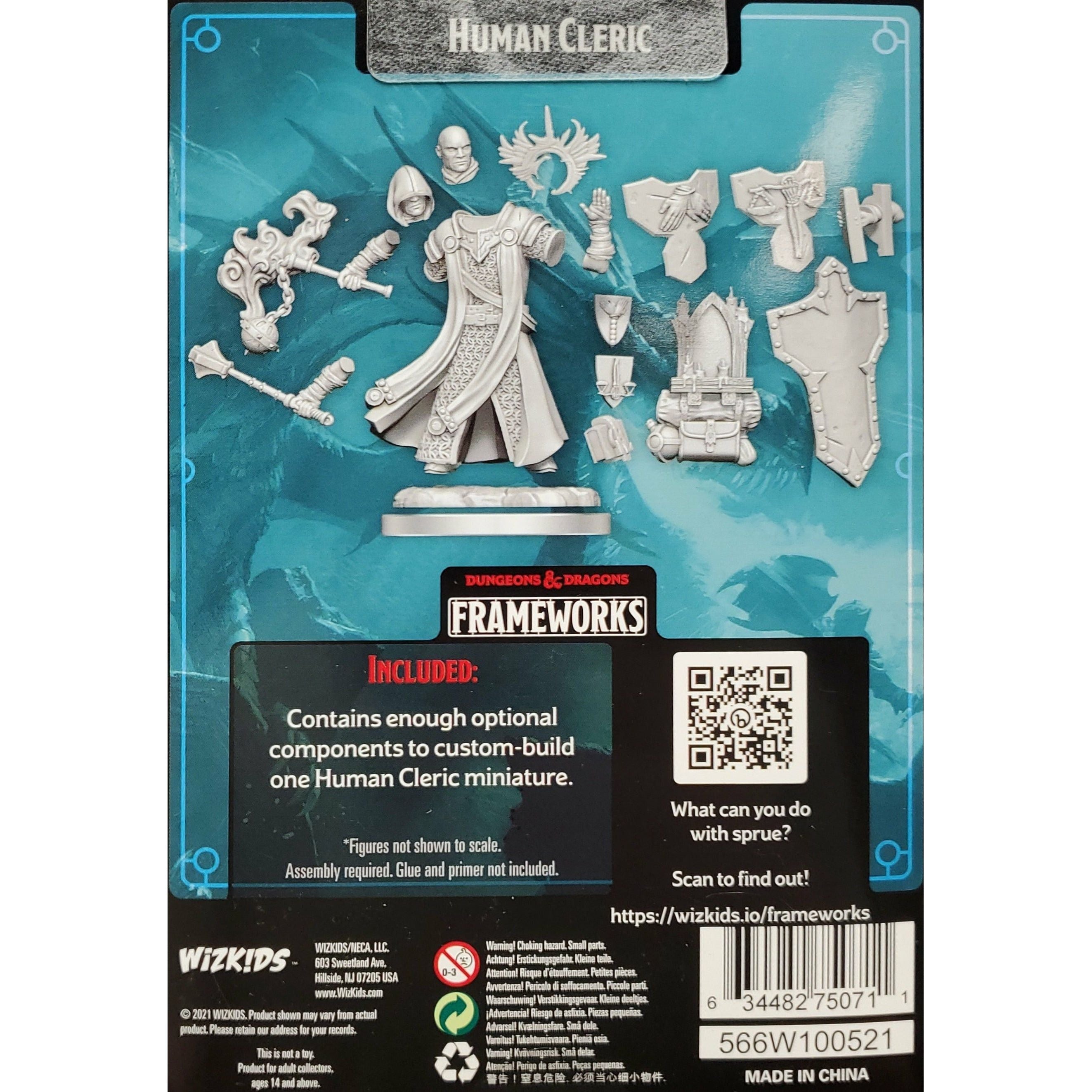 Dungeons & Dragons Frameworks - Human Male Cleric