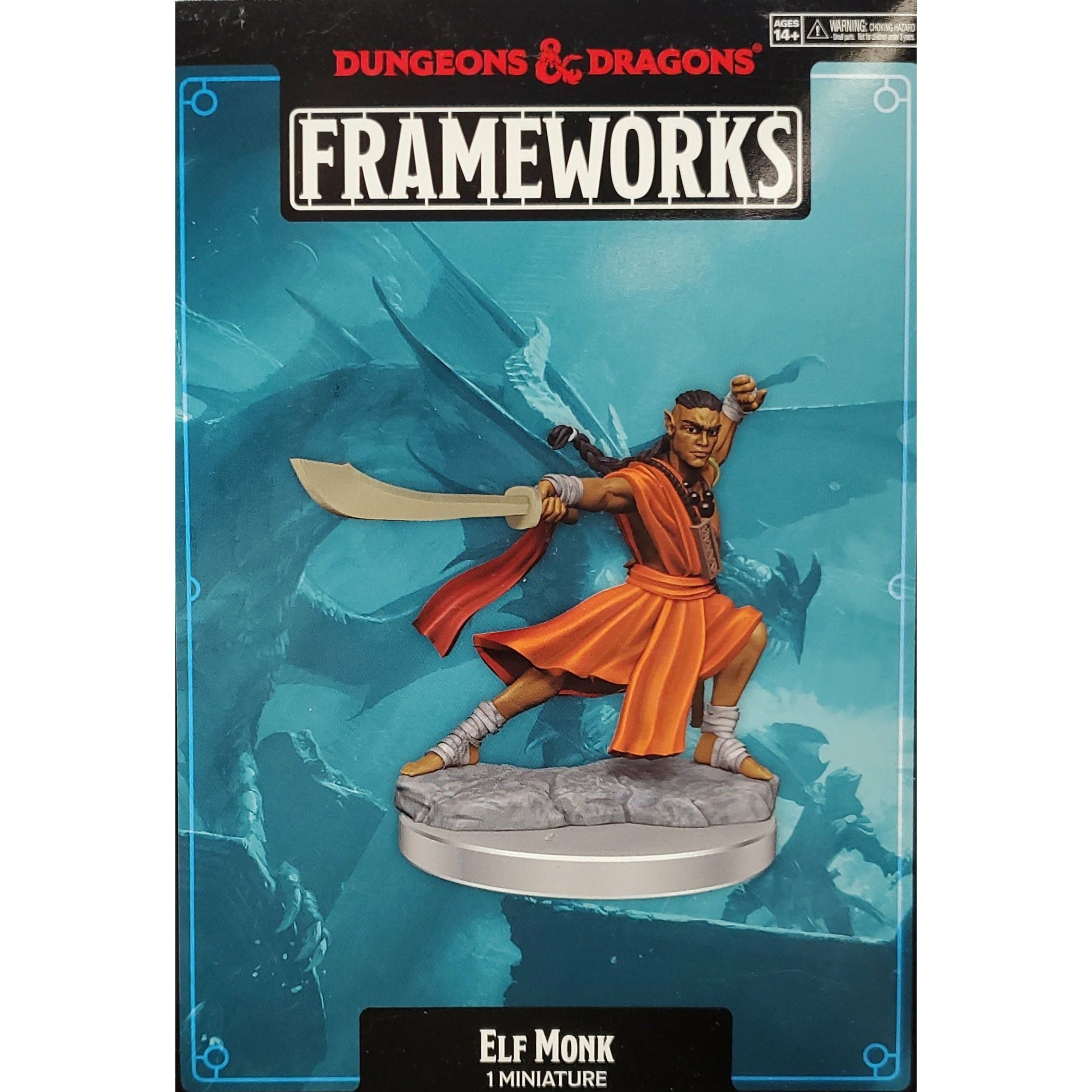 Dungeons &amp; Dragons Frameworks - Moine mâle elfe