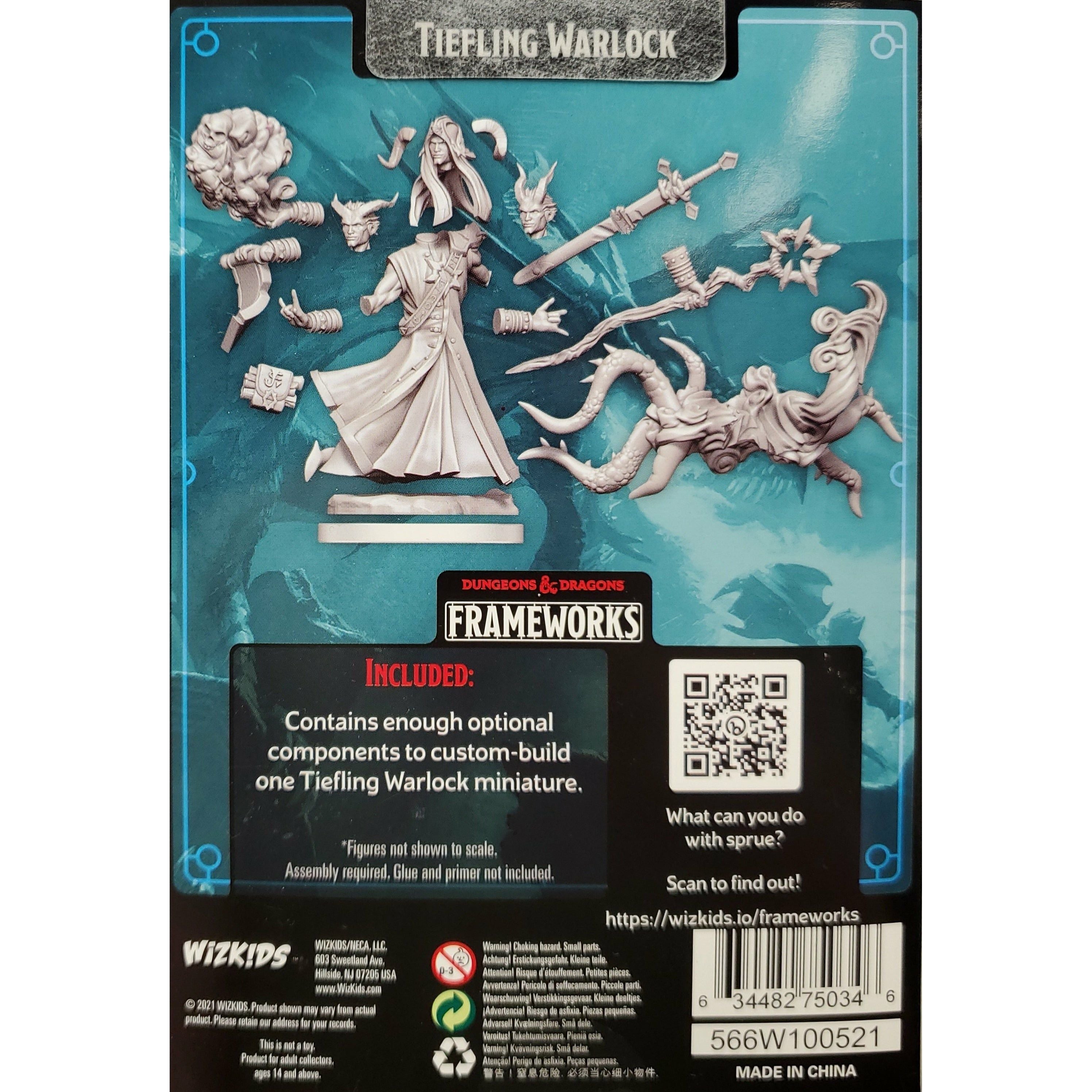 Dungeons & Dragons Frameworks - Tiefling Male Warlock