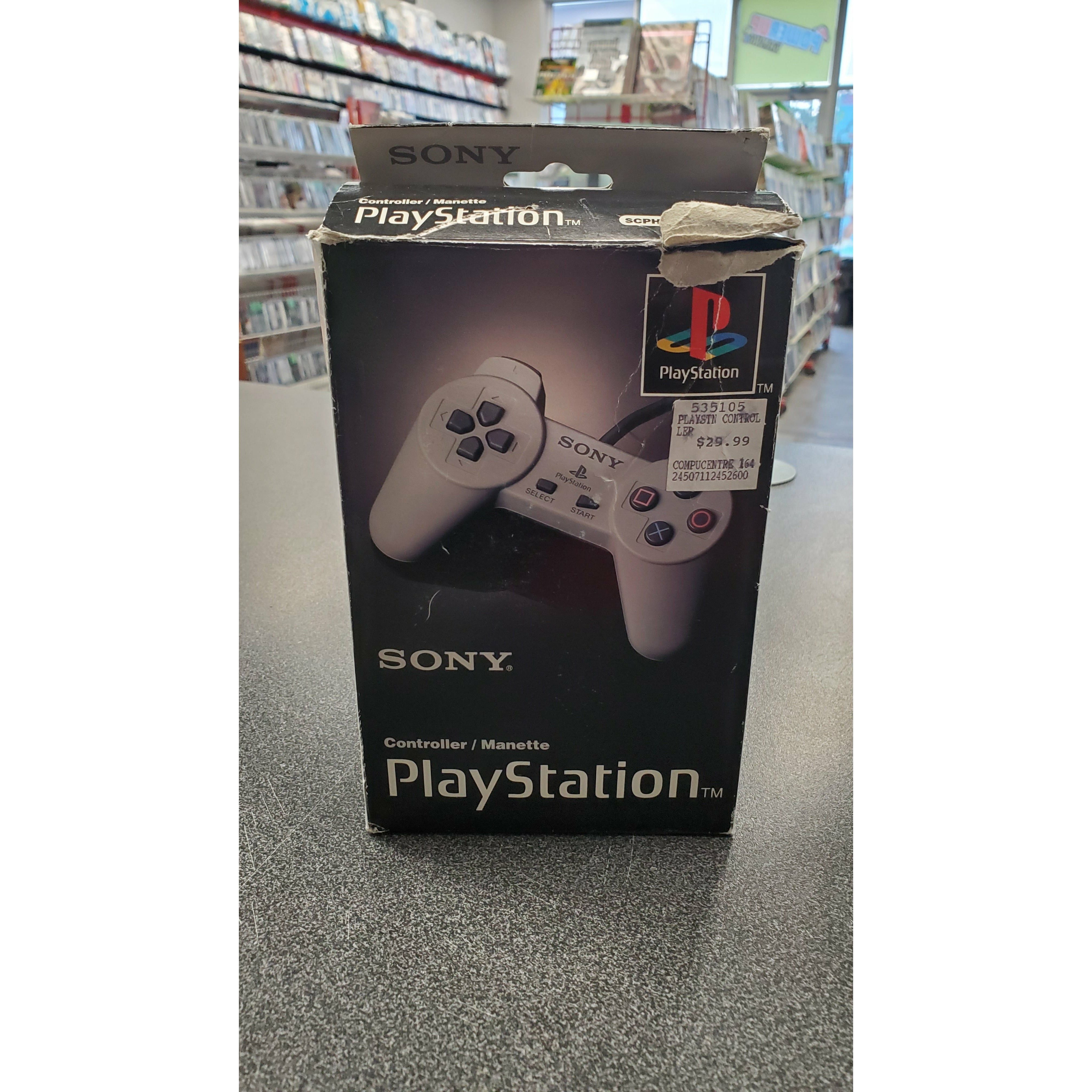 Contrôleur non analogique PlayStation 1 de marque Sony (complet dans la boîte)