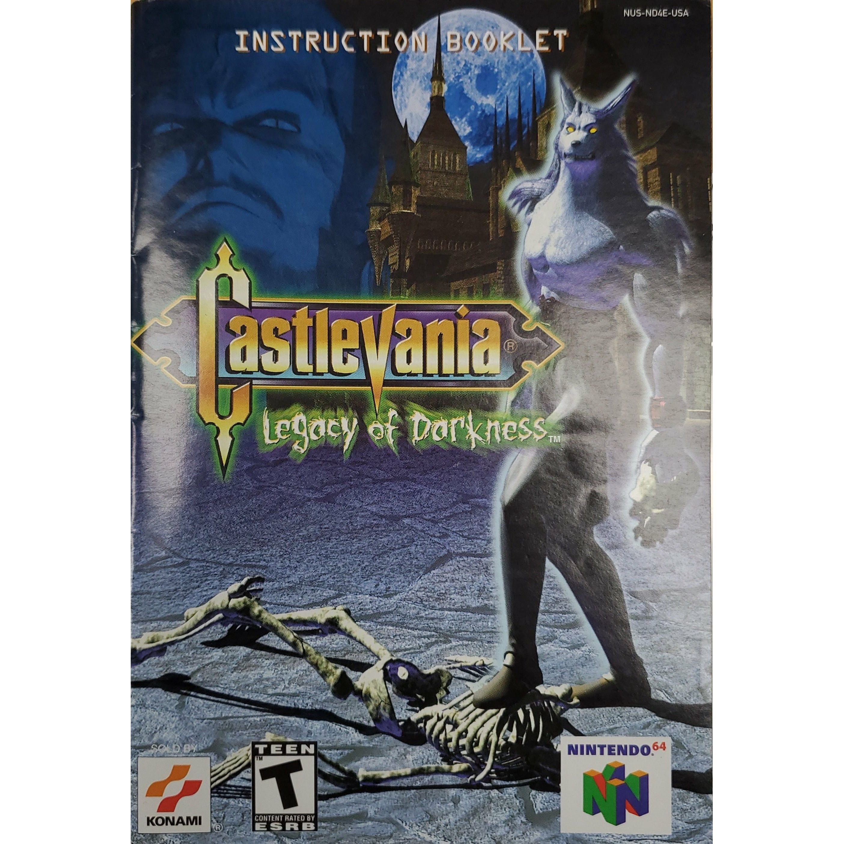 N64 - Castlevania Legacy of Darkness (Manual)