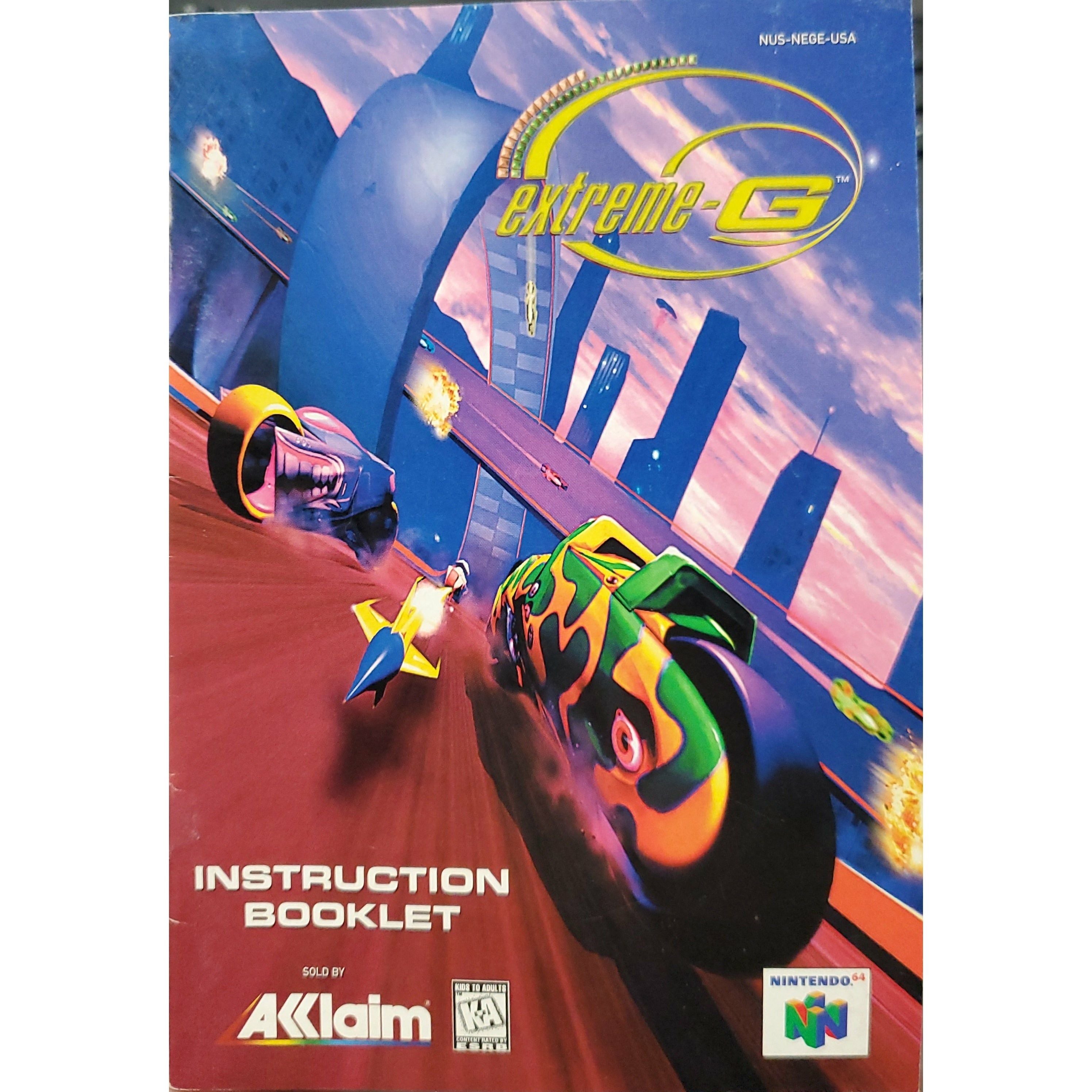 N64 - Extrême G (Manuel)