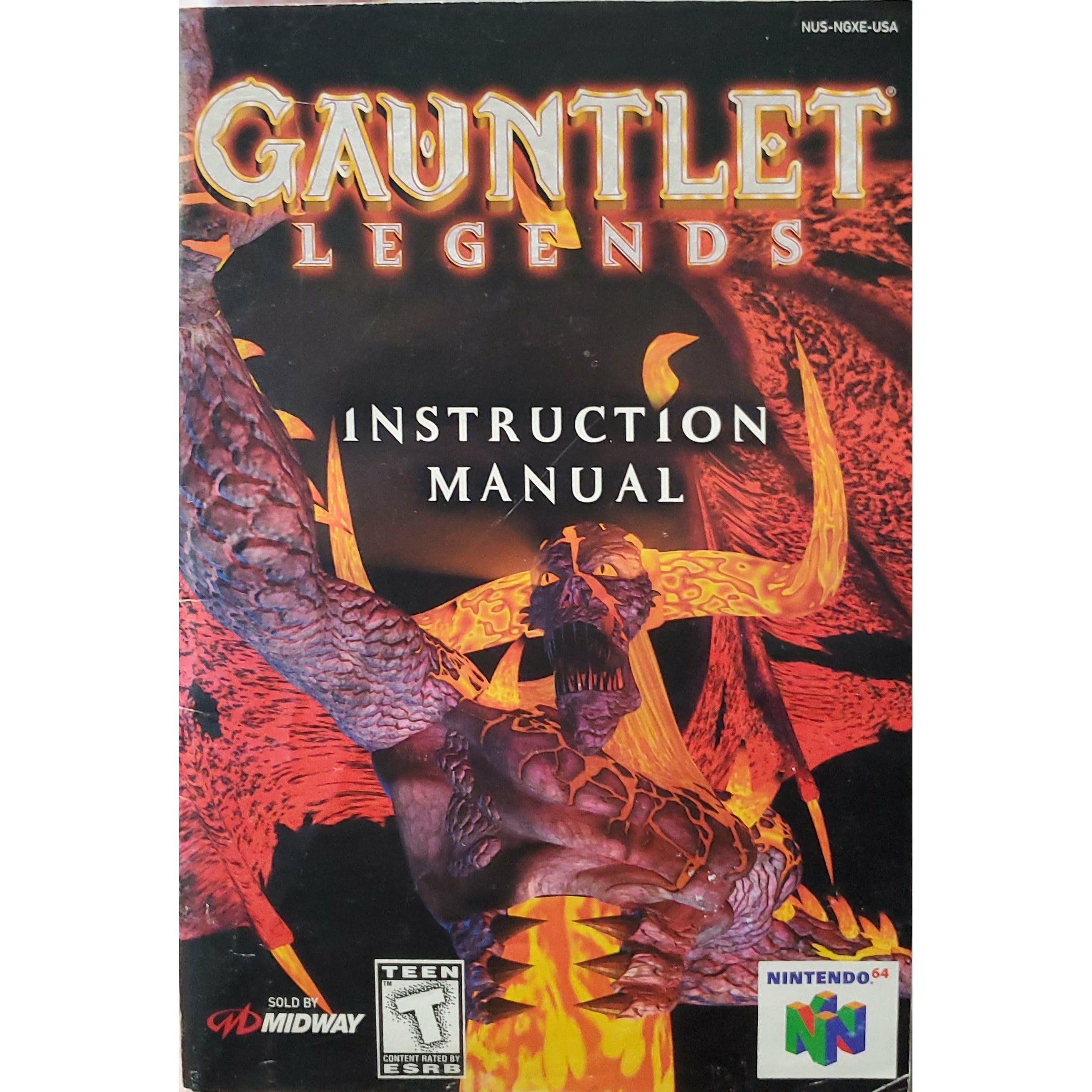 N64 - Gauntlet Legends (Manual)