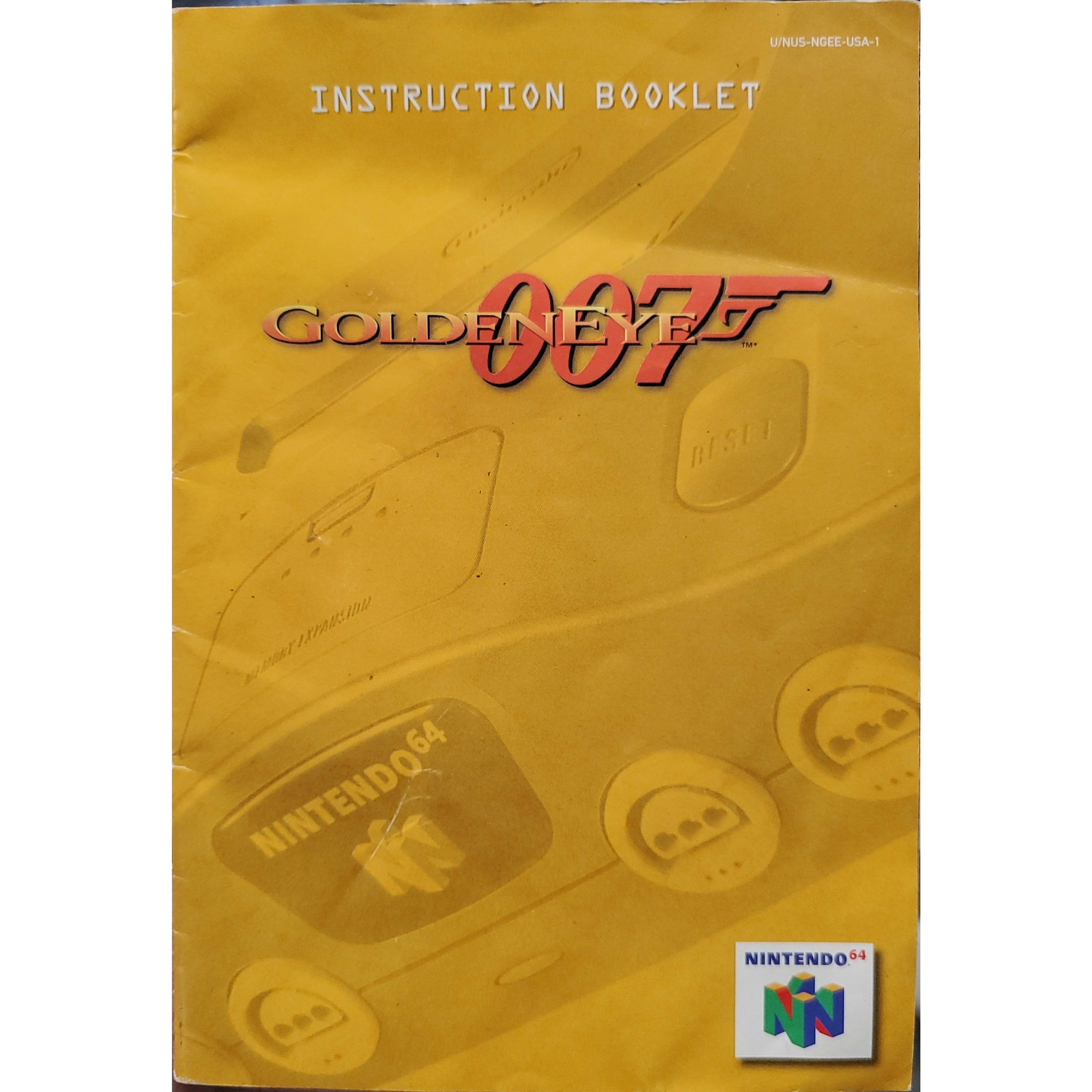 N64 - GoldenEye 007 (Manual / Worn)