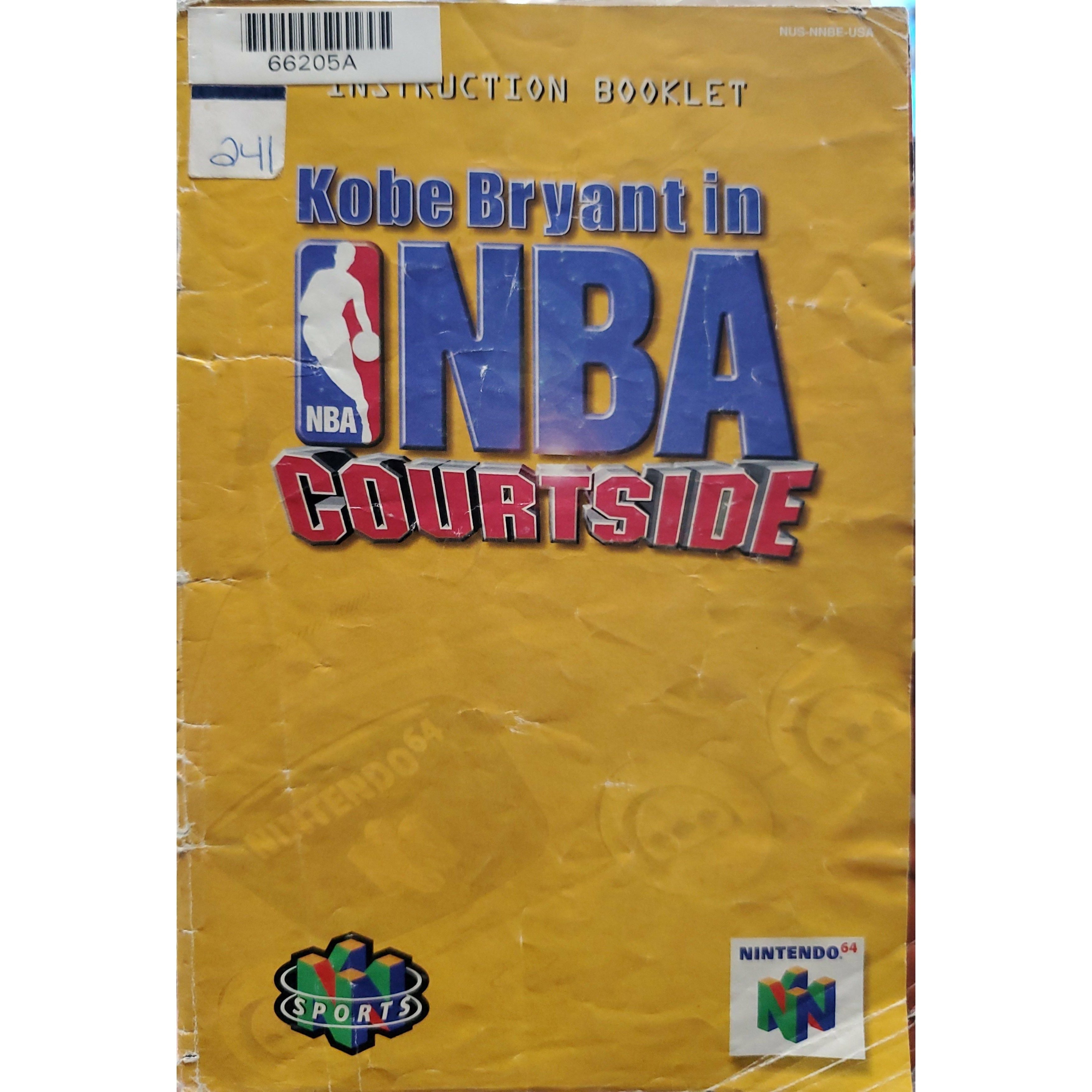 N64 - Kobe Bryant in NBA Courtside (Manual / Worn)