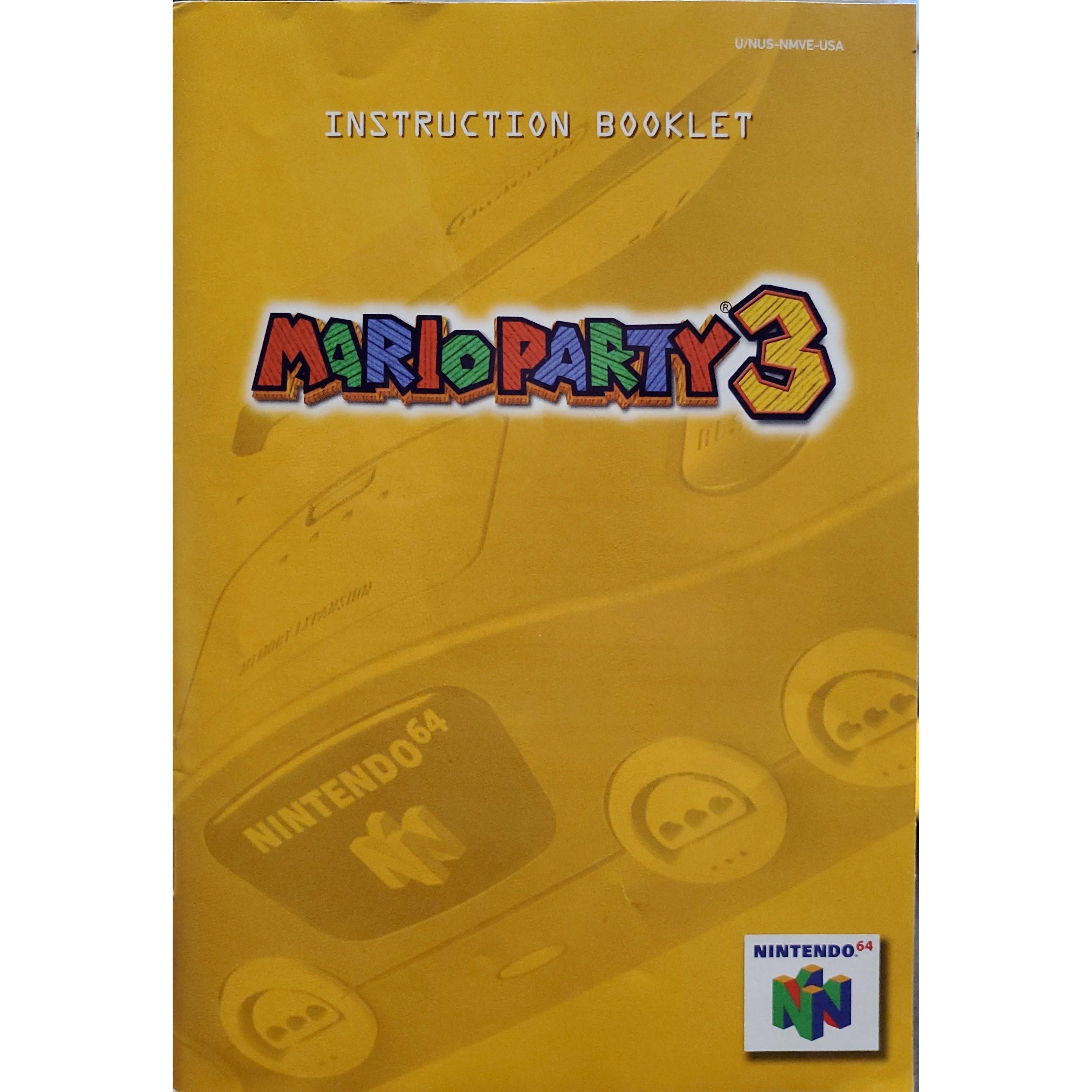 N64 - Mario Party 3 (Manual)