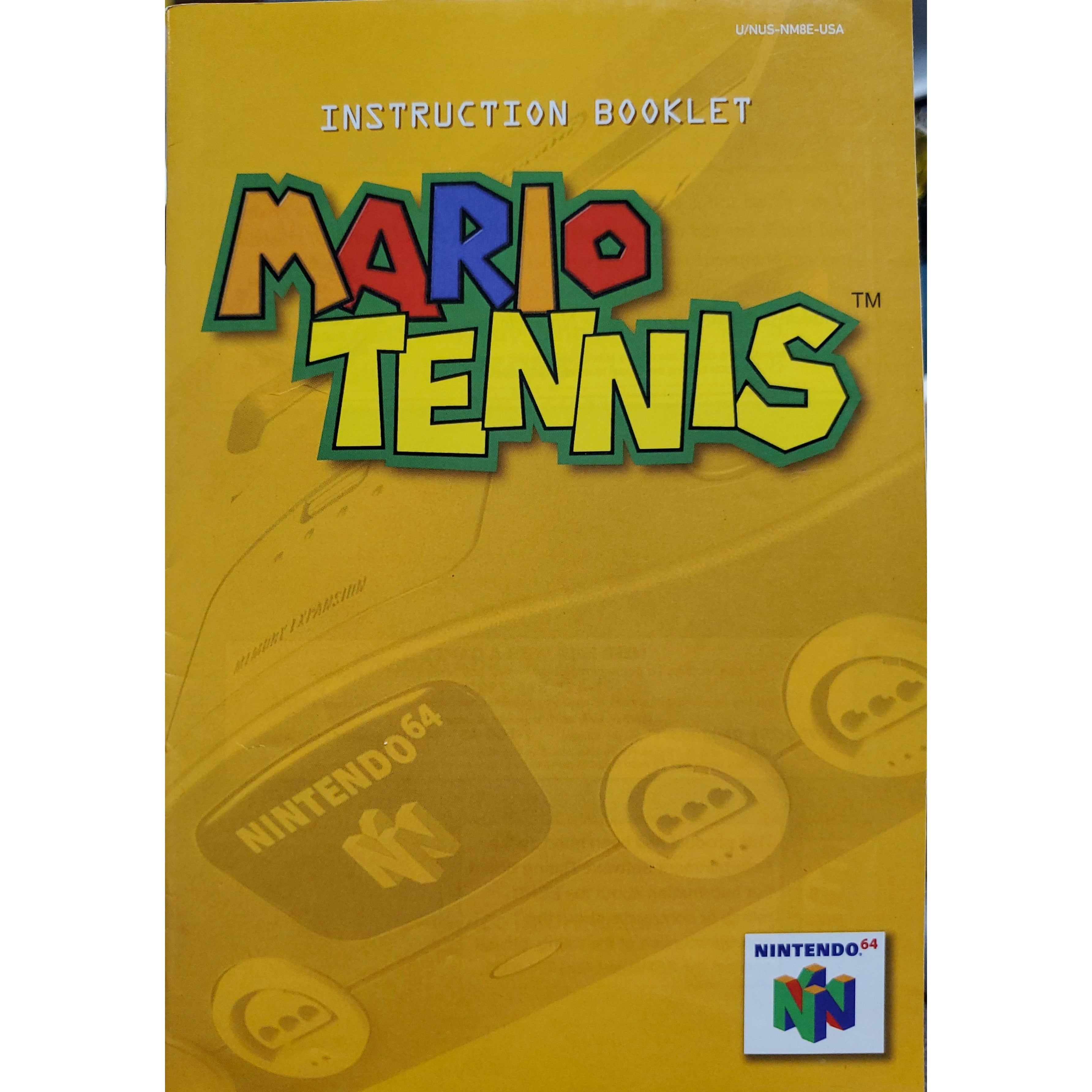N64 - Mario Tennis (Manual)