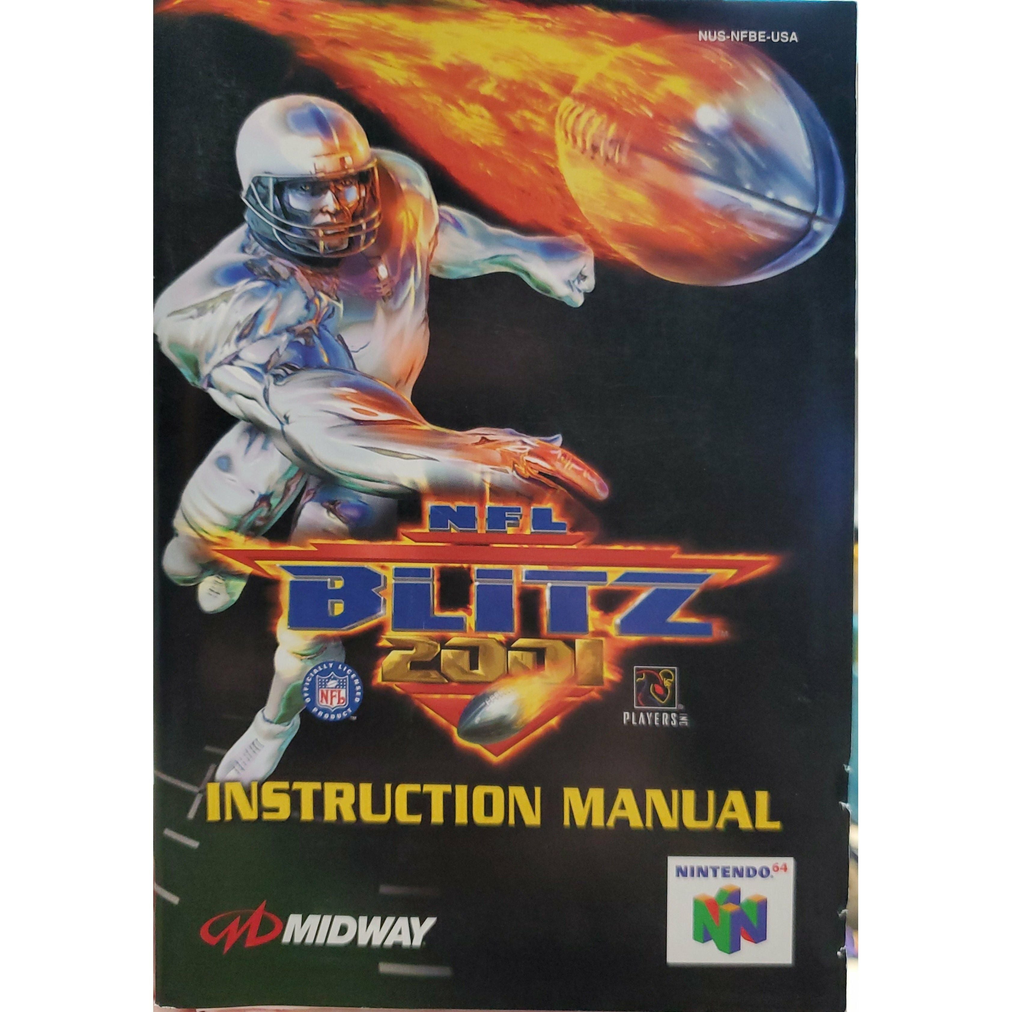N64 - NFL Blitz 2001 (Manual)
