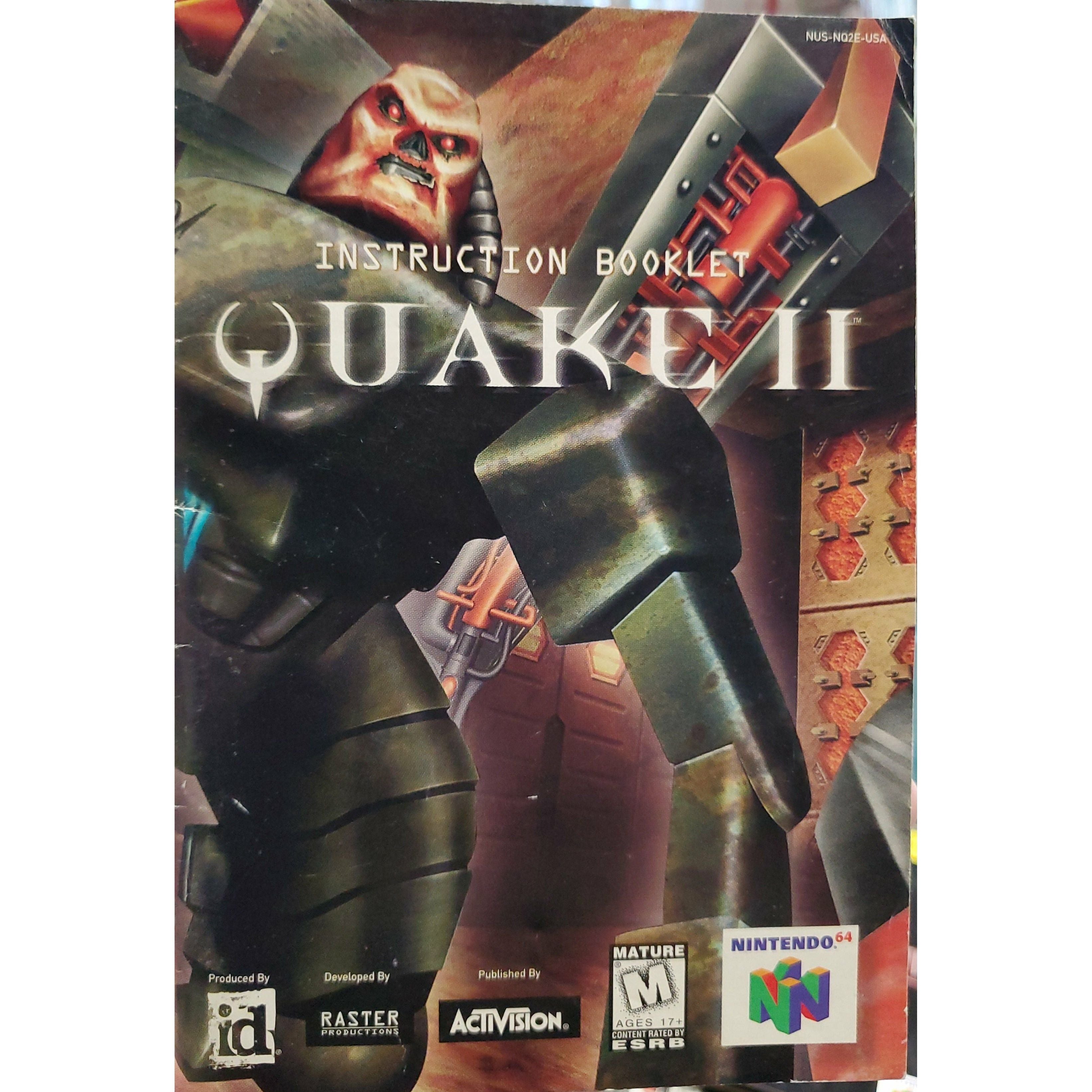 N64 - Quake II (Manual)