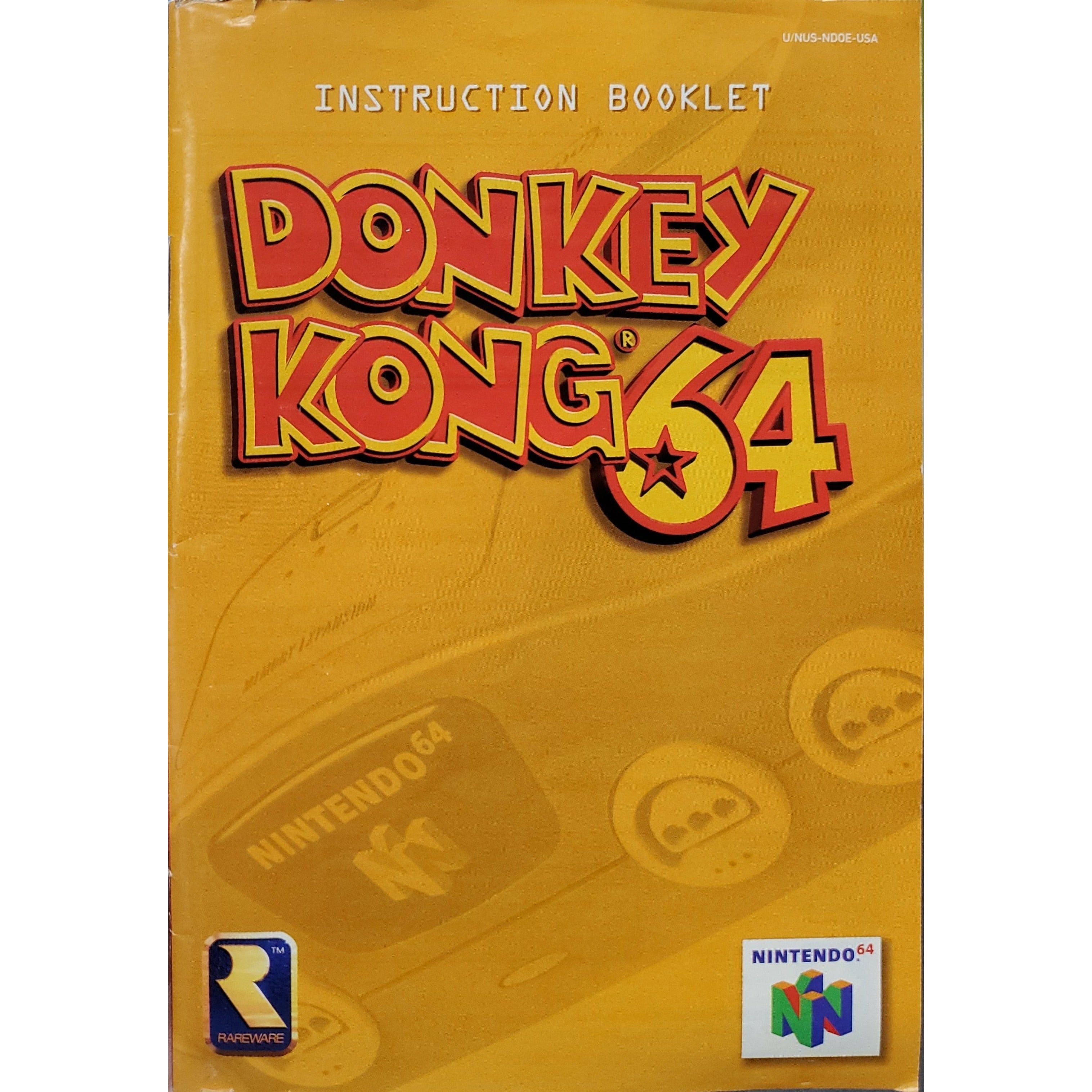 N64 - Donkey Kong 64 (Manuel)