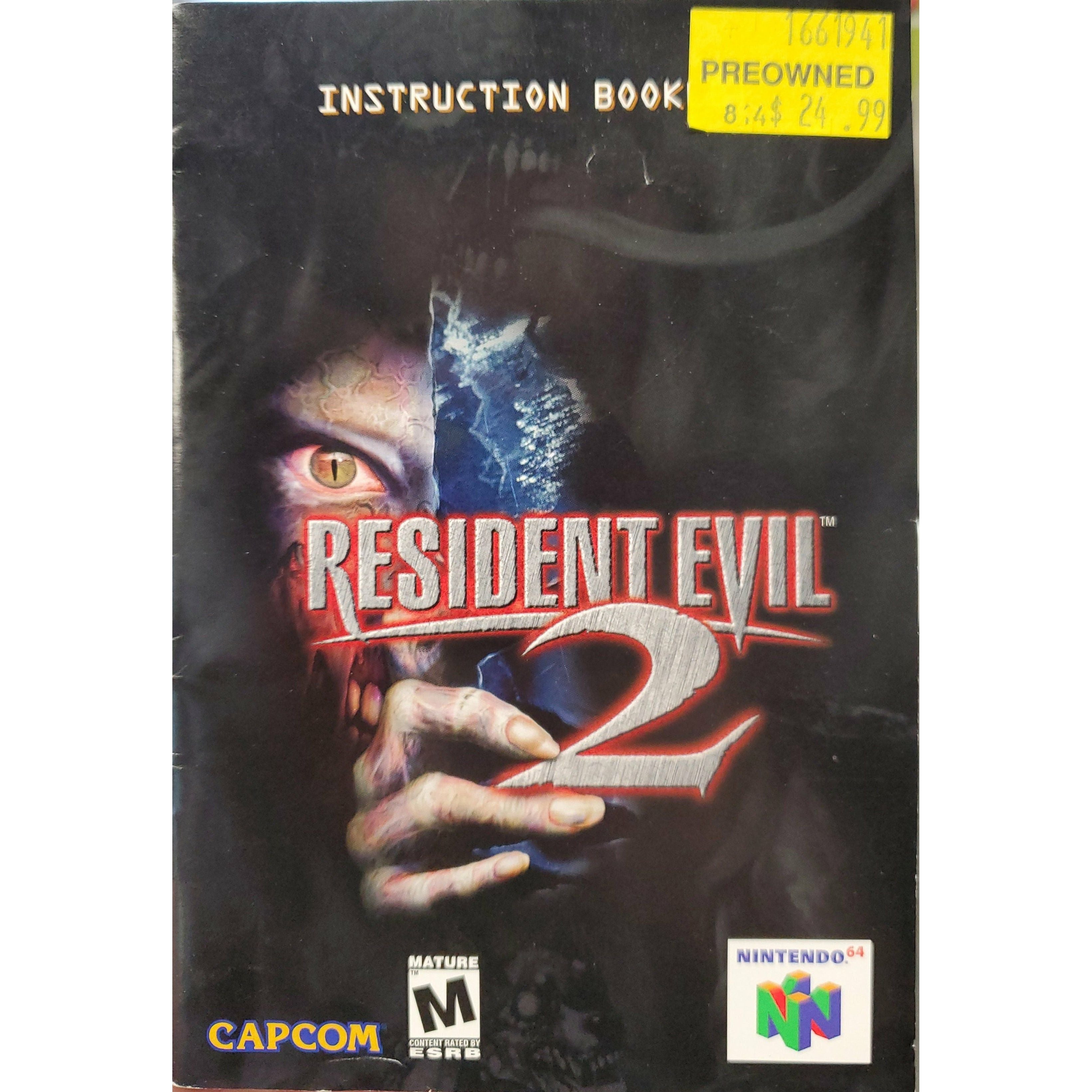 N64 - Resident Evil 2 (Manuel)