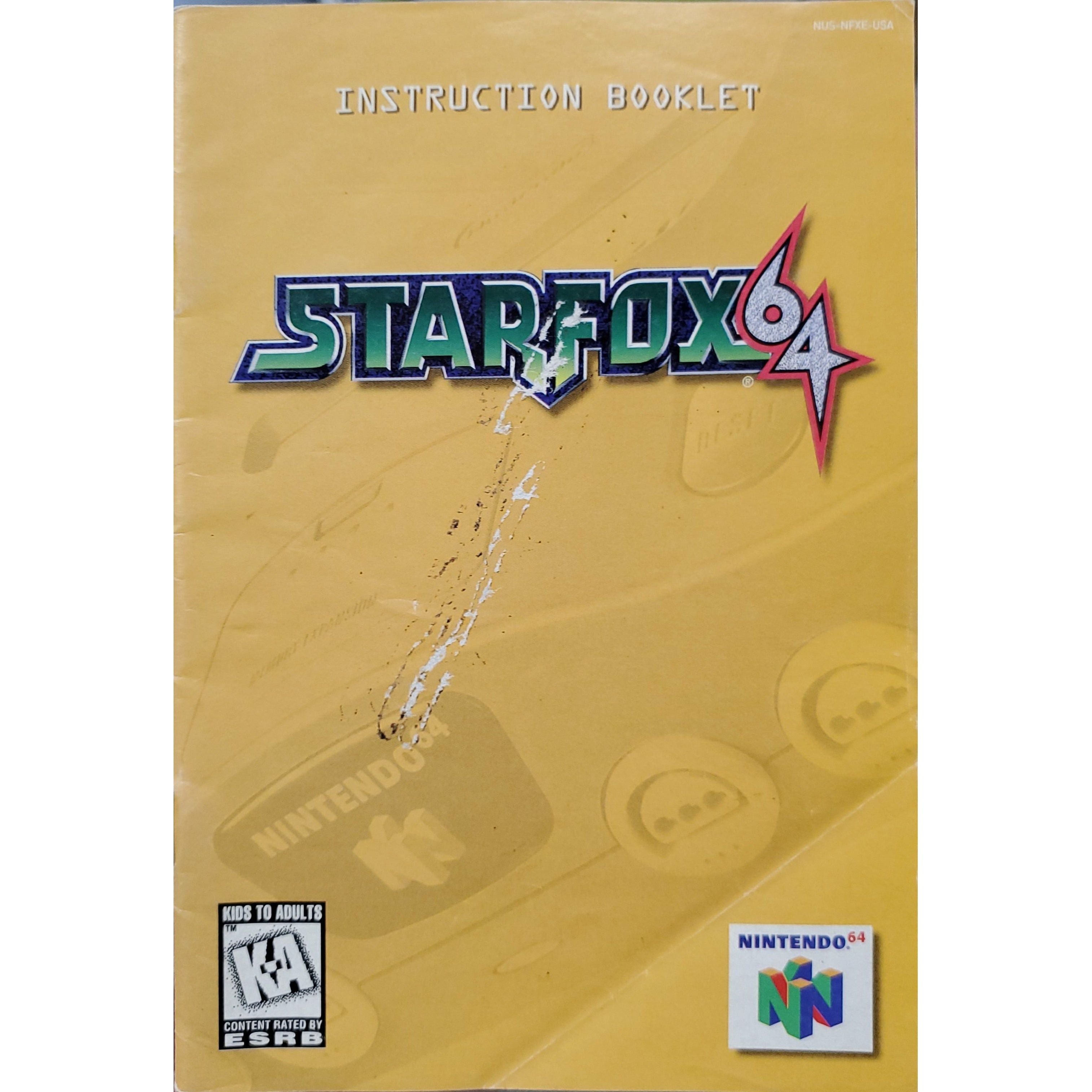 N64 - Star Fox 64 (Manual)