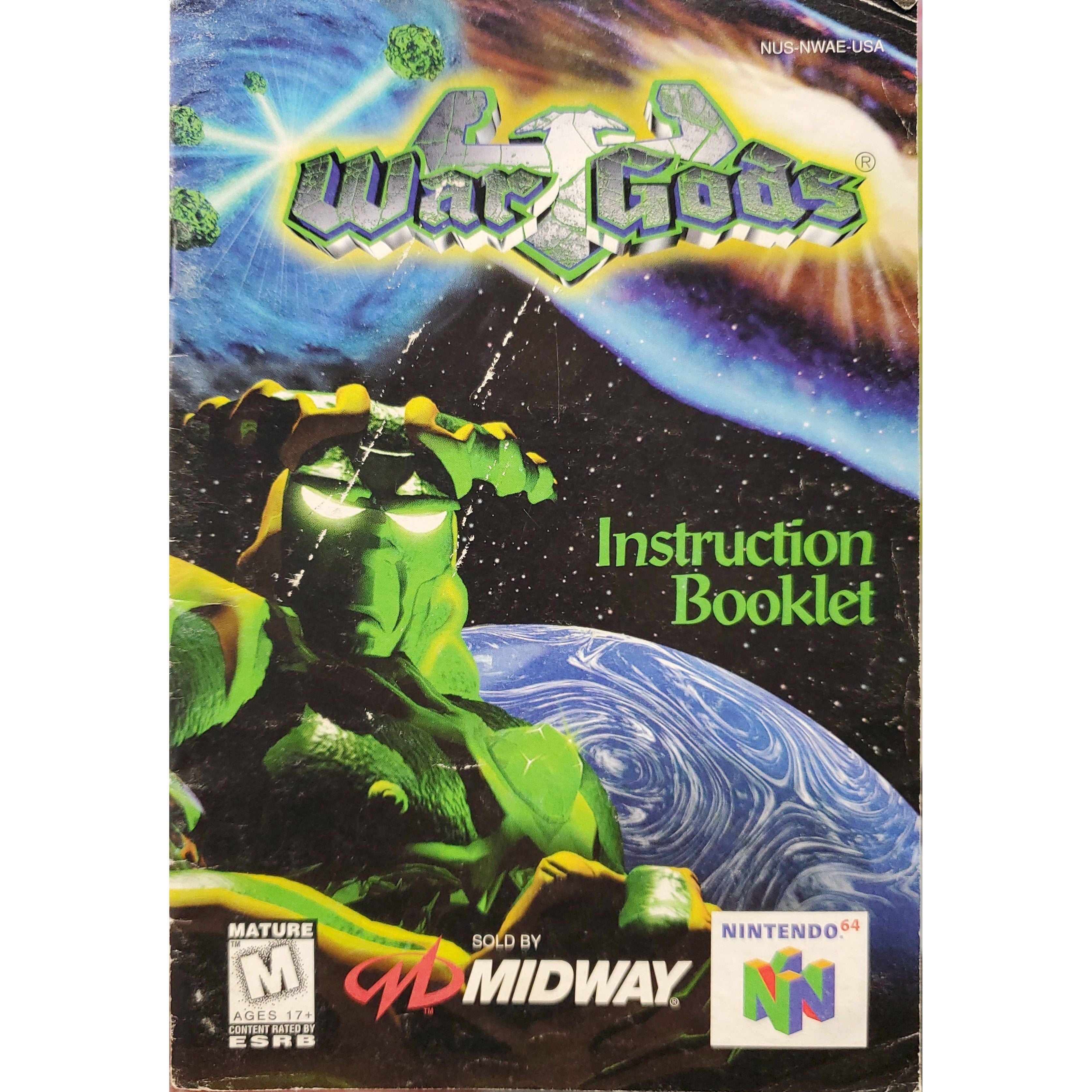 N64 - War Gods (Manual)