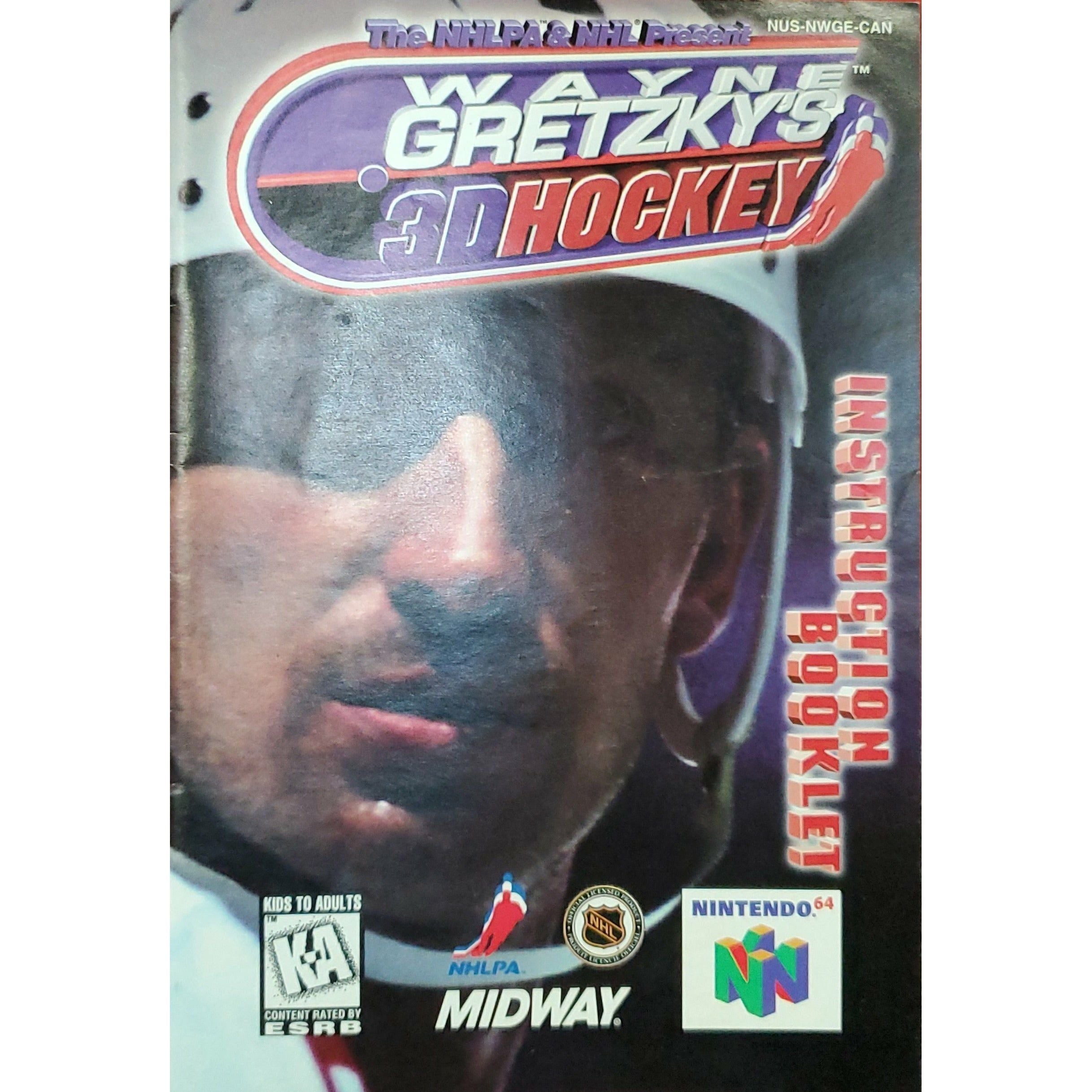 N64 - Wayne Gretzky's 3D Hockey (Manual)