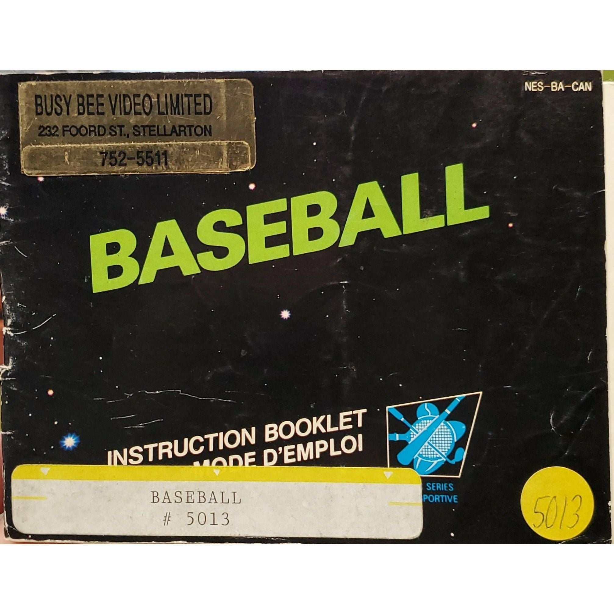 NES - Baseball (Manual)