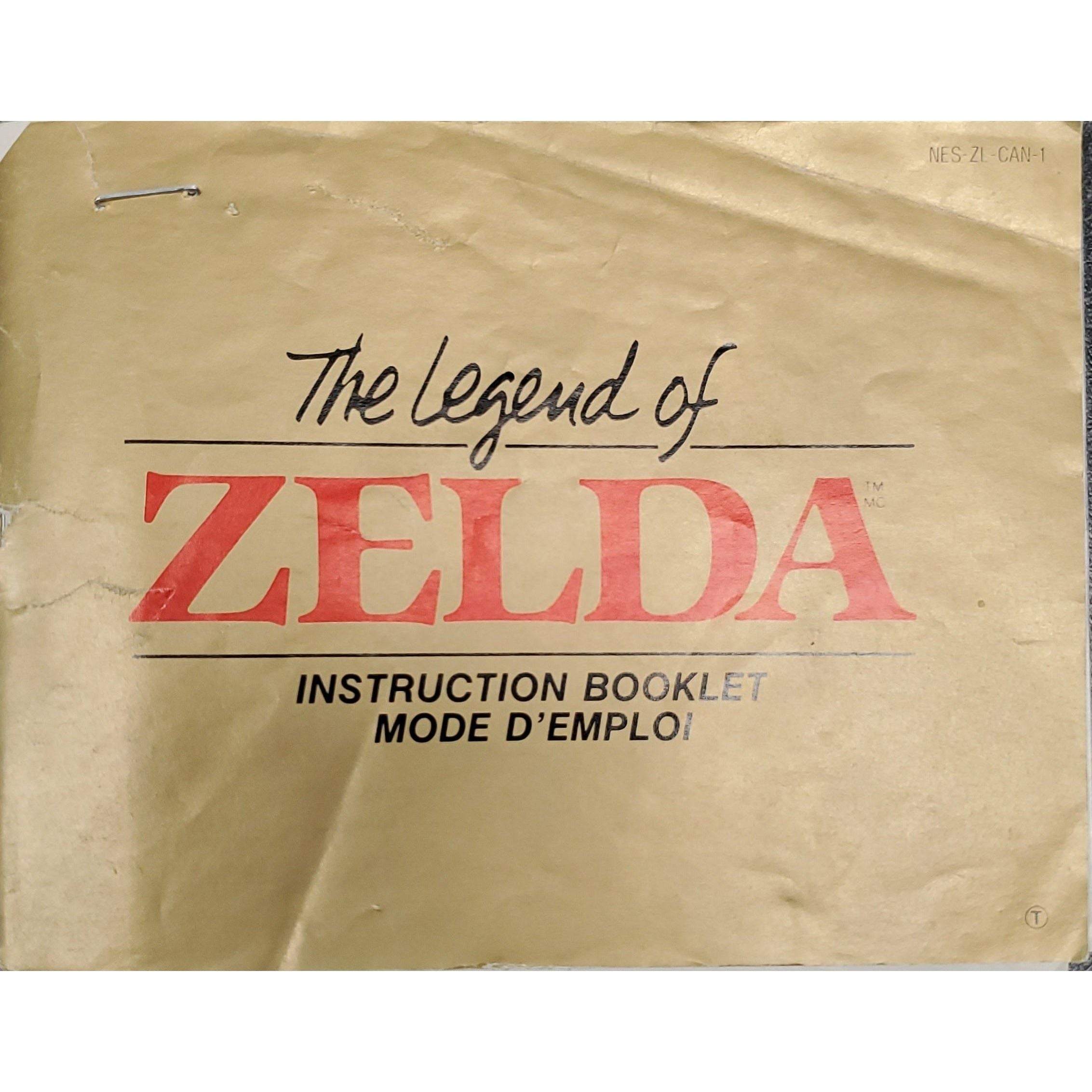 NES - La Légende de Zelda (Manuel)
