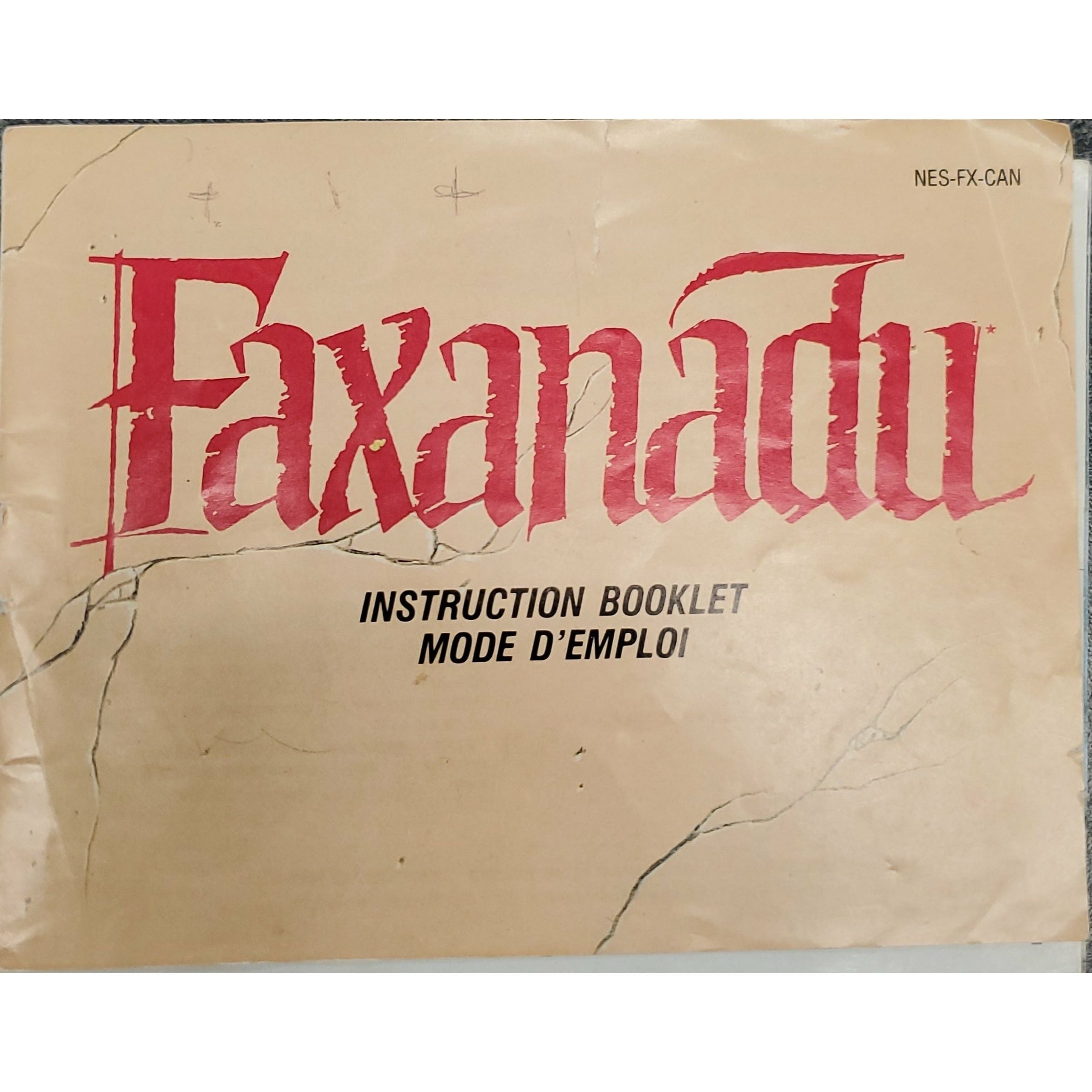 NES - Faxanadu (Manual) (Rough)