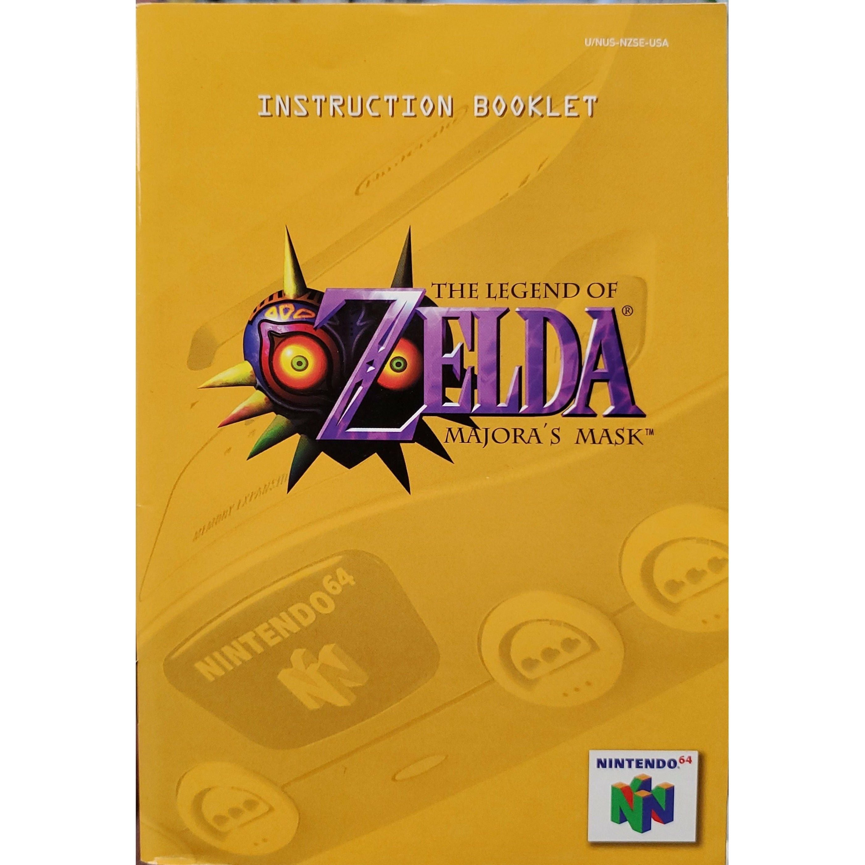 N64 - The Legend of Zelda Majora's Mask (Manual + Nintendo Power Ad)