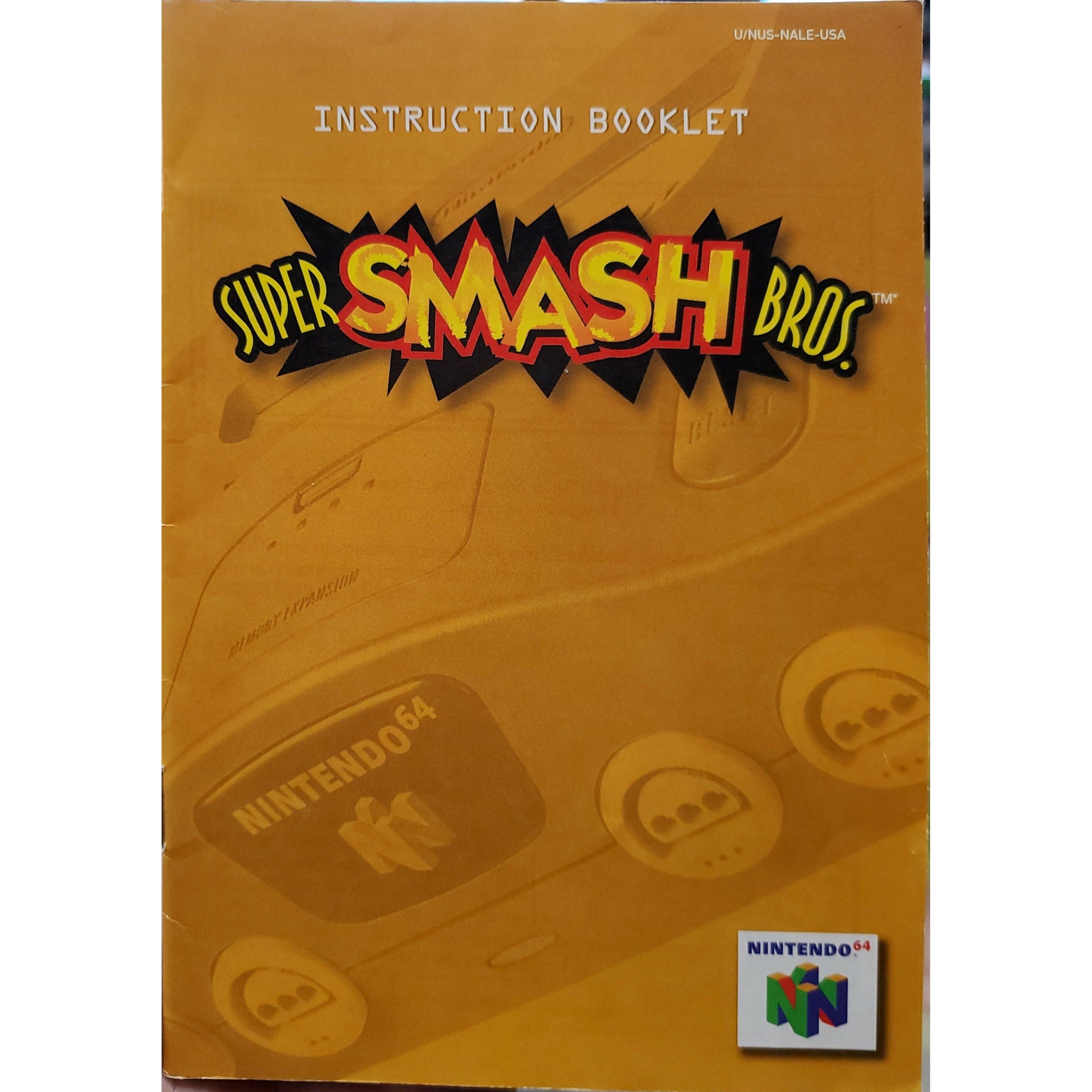 N64 - Super Smash Bros (Manual)
