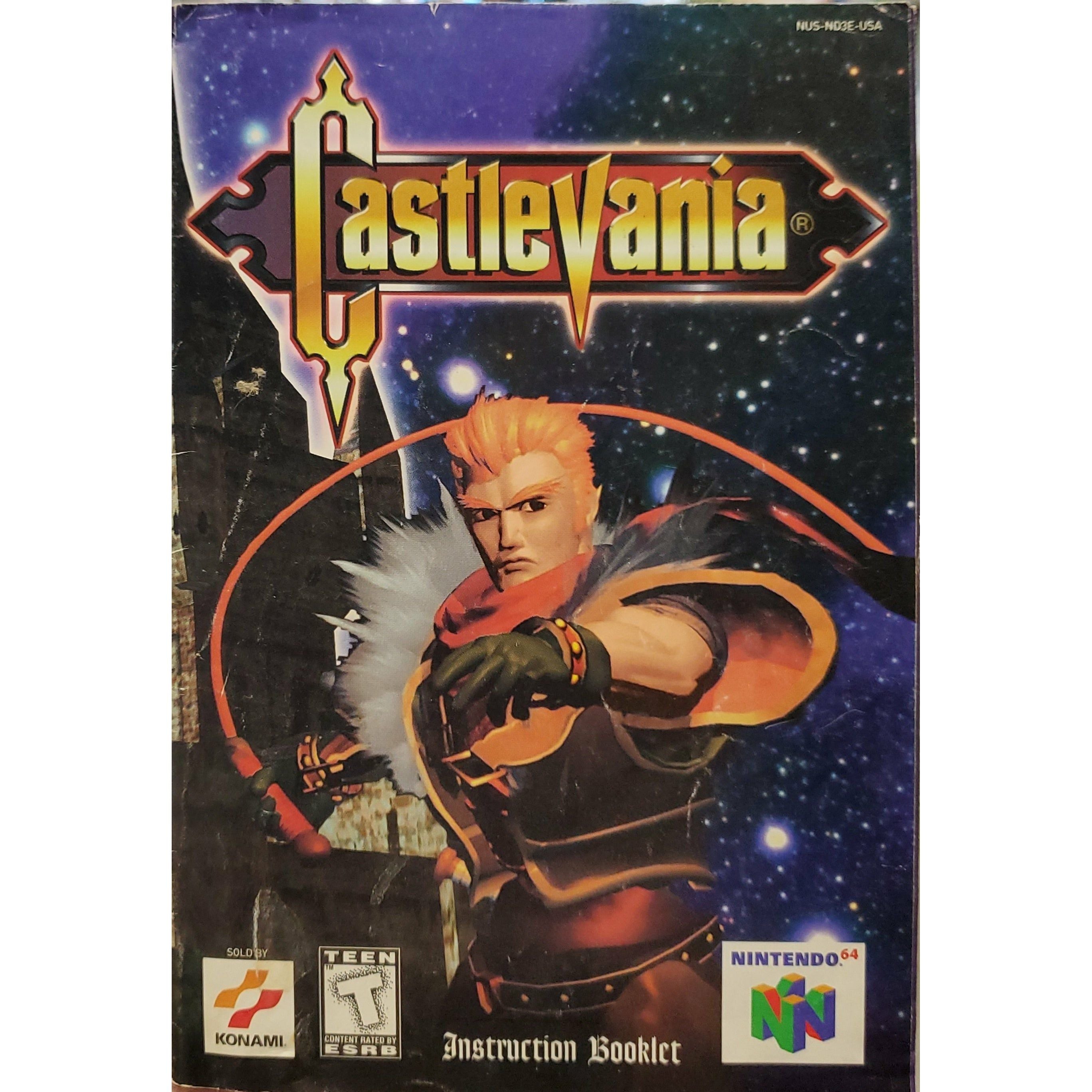 N64 - Castlevania (Manual)