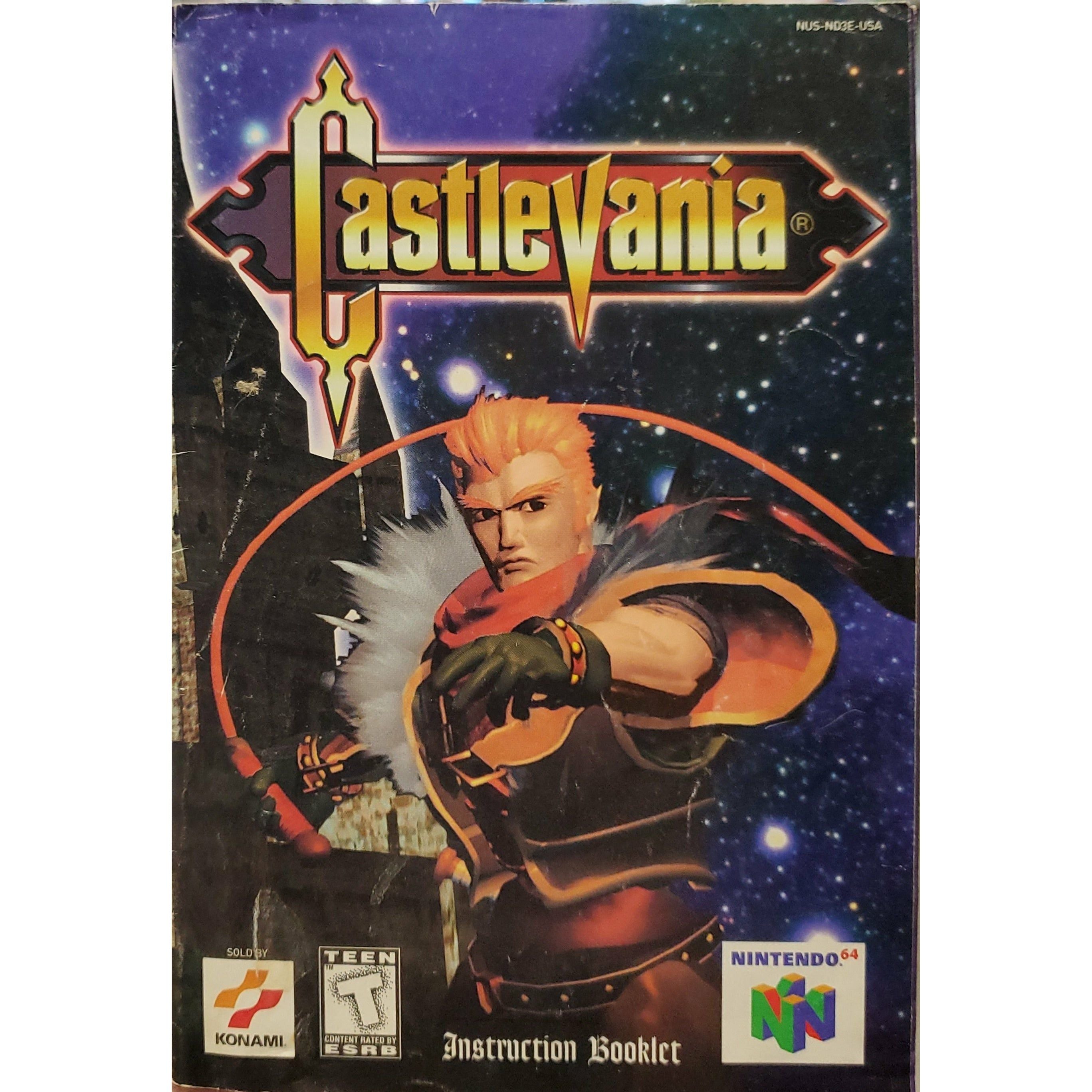 N64 - Castlevania (Manuel)