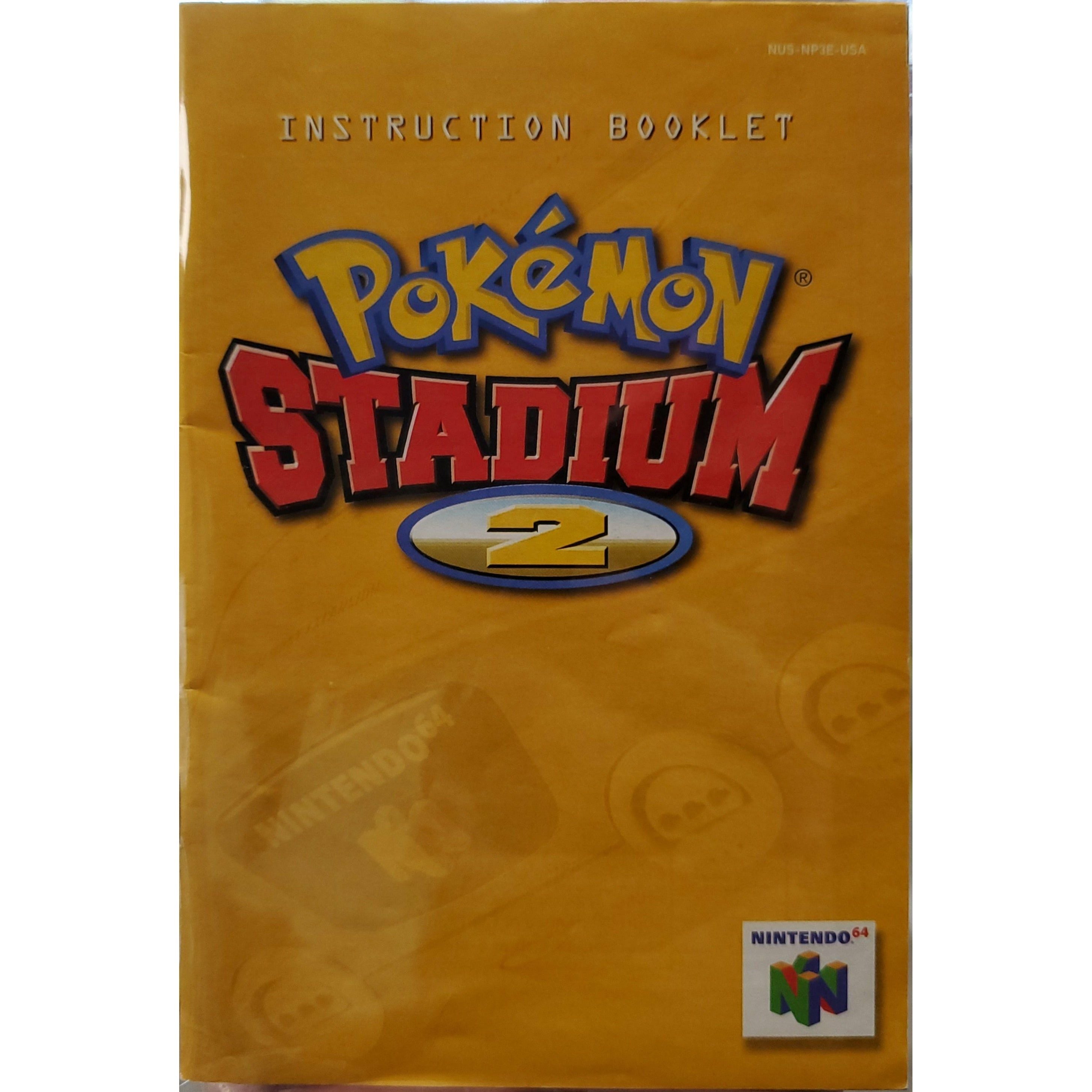 N64 - Pokemon Stadium 2 (Manual)