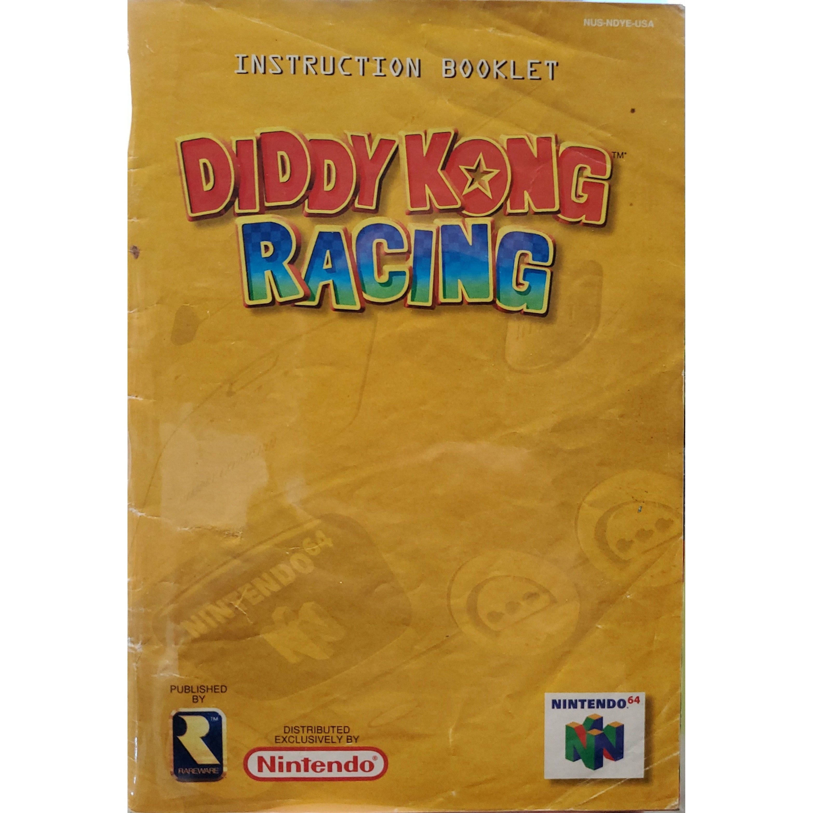 N64 - Diddy Kong Racing (Manual)