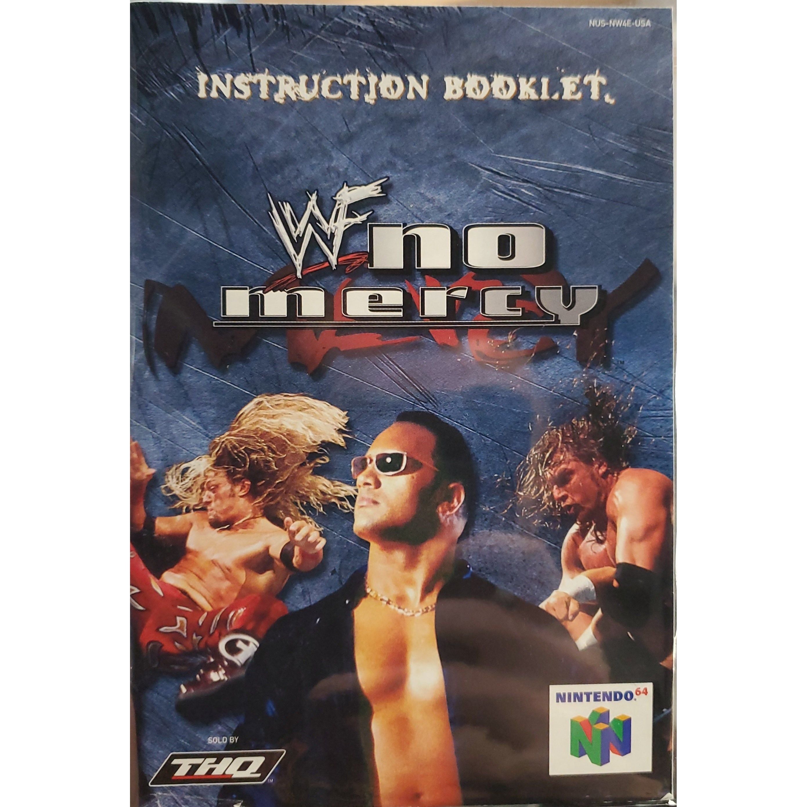 N64 - WWF No Mercy (Manual)