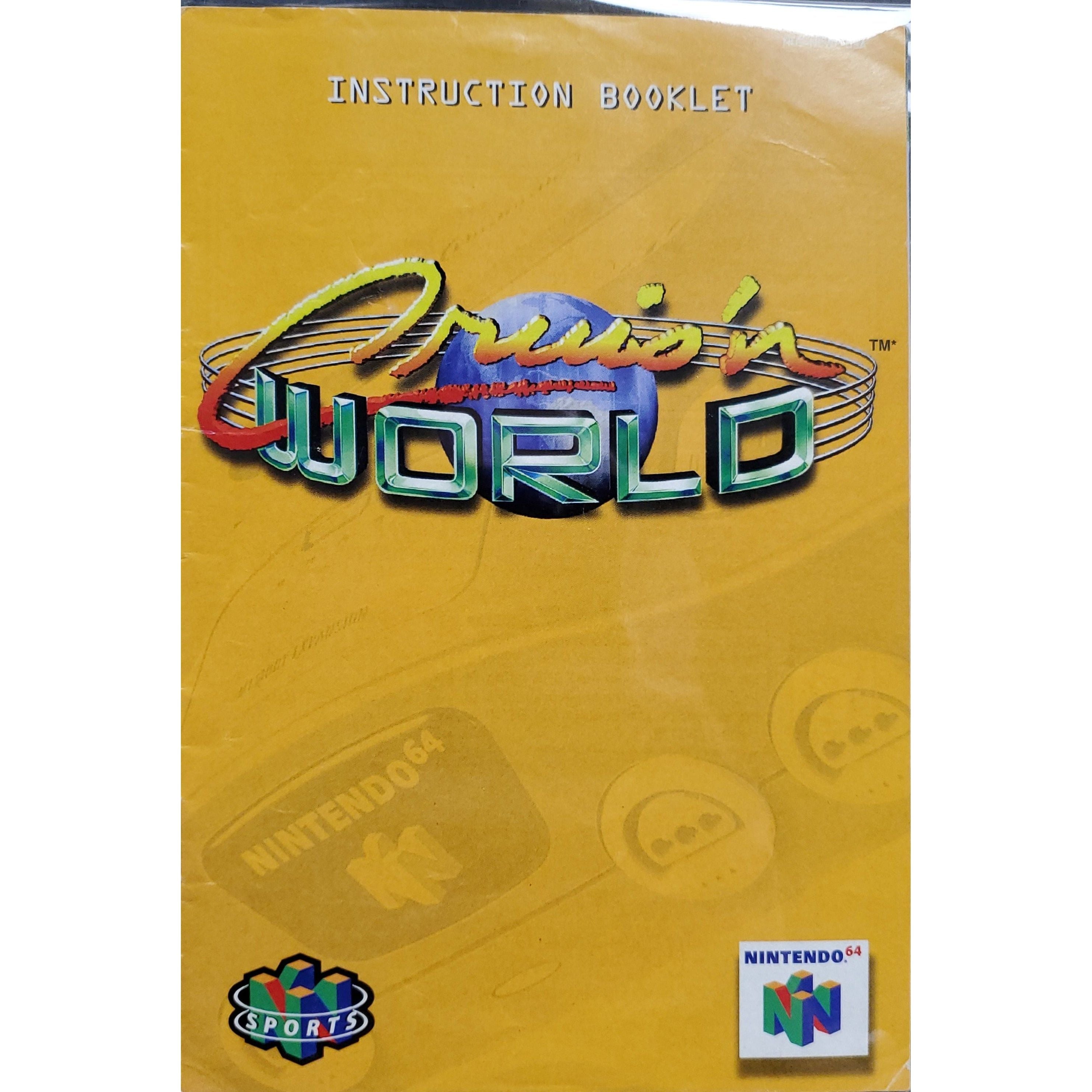 N64 - Cruis 'N World (Manual)