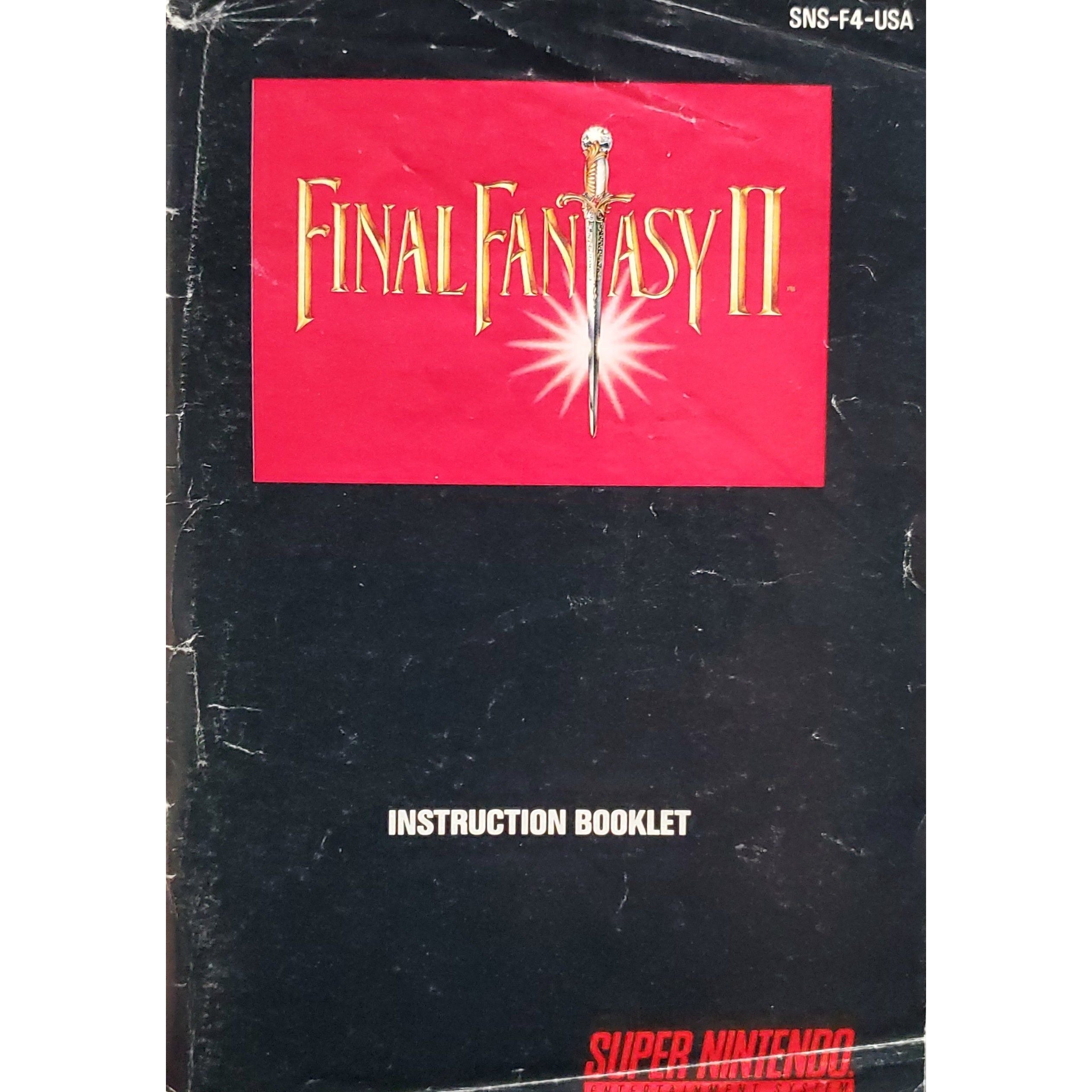 SNES-Final Fantasy II (Manuel)