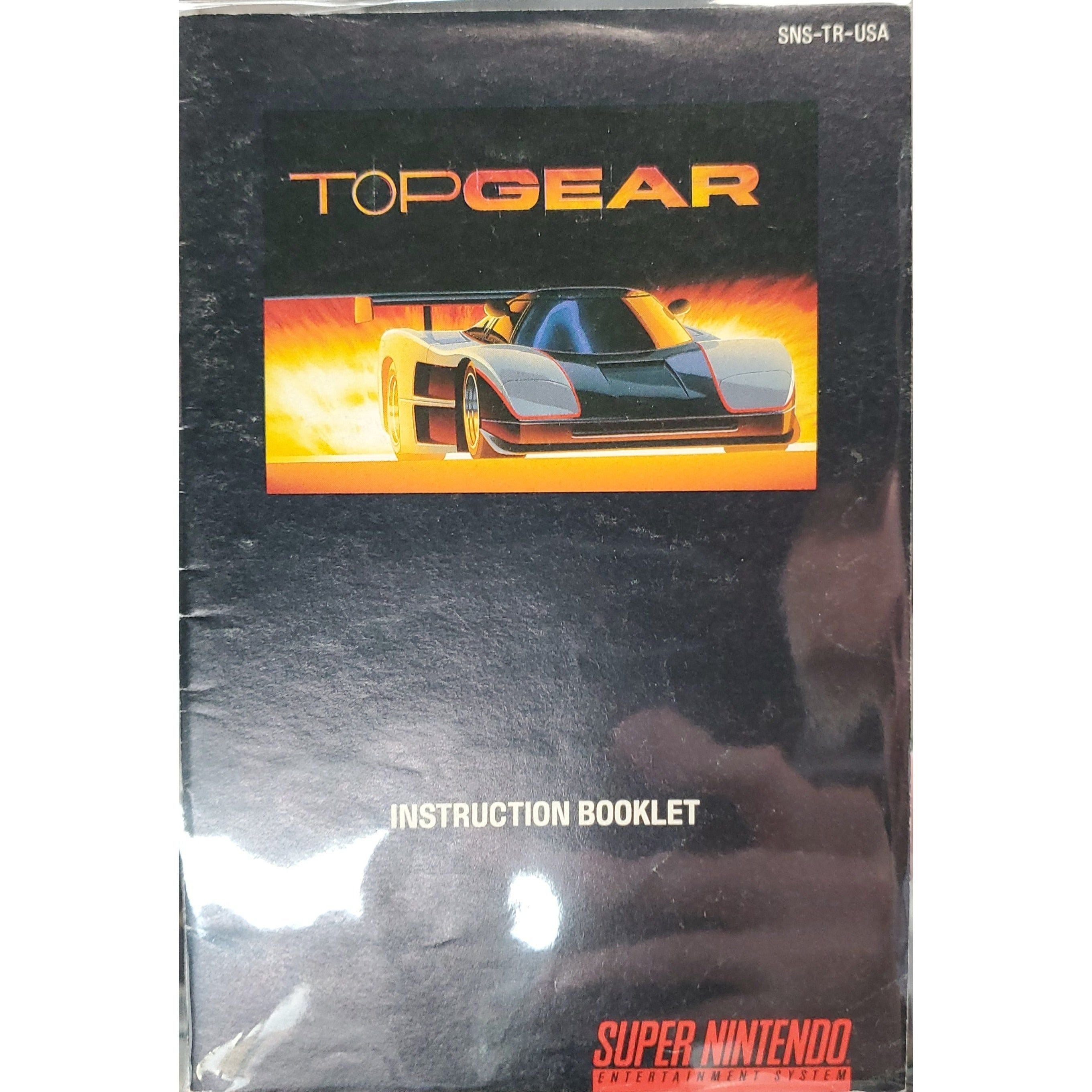 SNES - Top Gear (Manual)