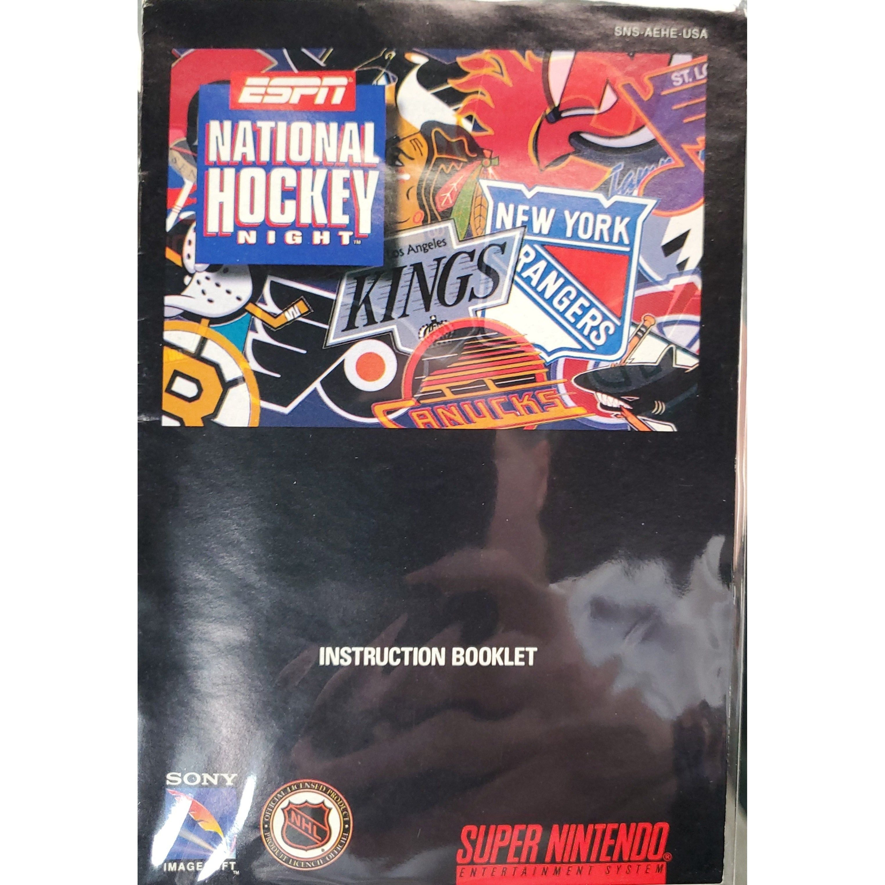 SNES - ESPN National Hockey Night (Manuel)