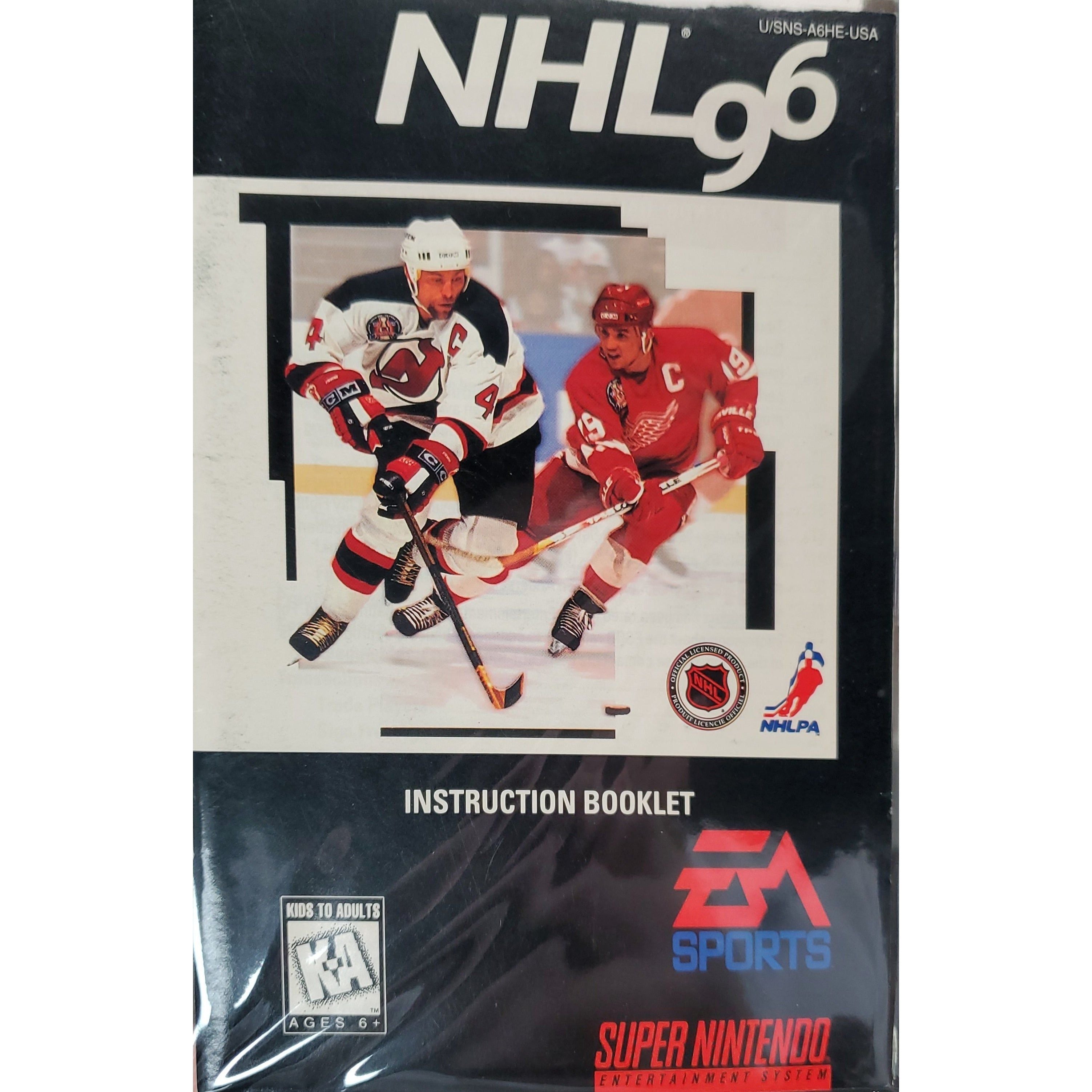 SNES - NHL 96 (Manual)