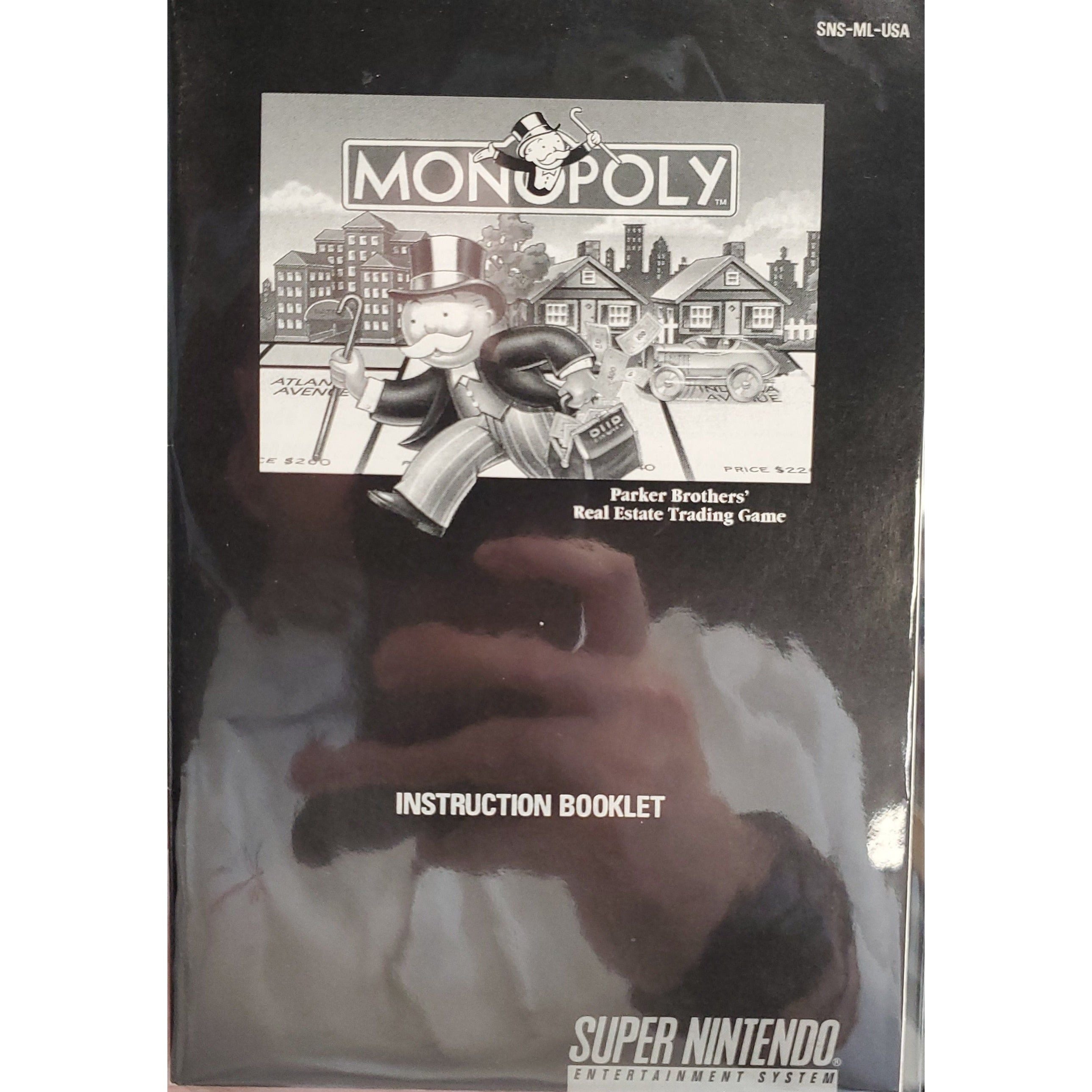 SNES - Monopoly (Monochrome Manual)