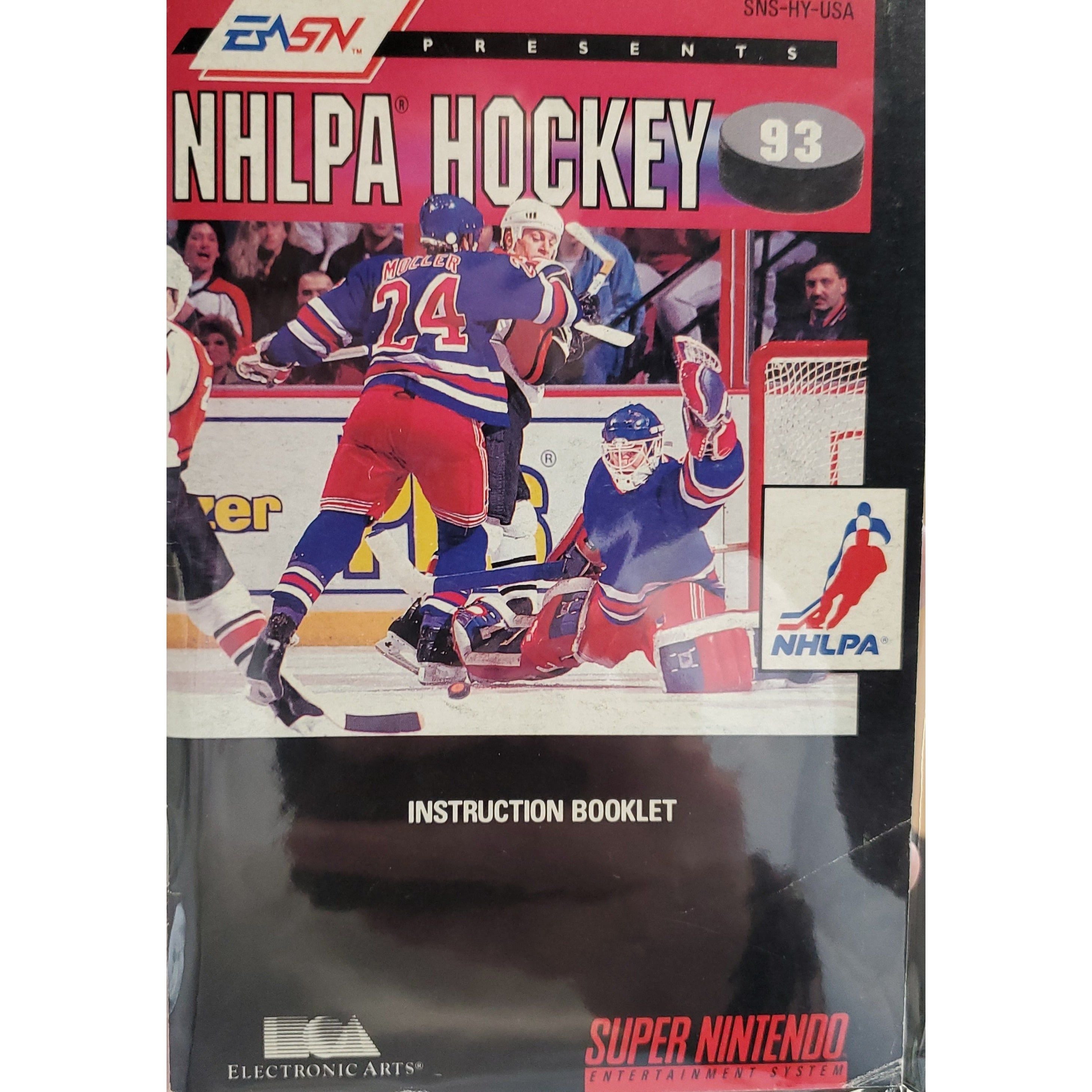 SNES - NHLPA Hockey 93 (Manual)