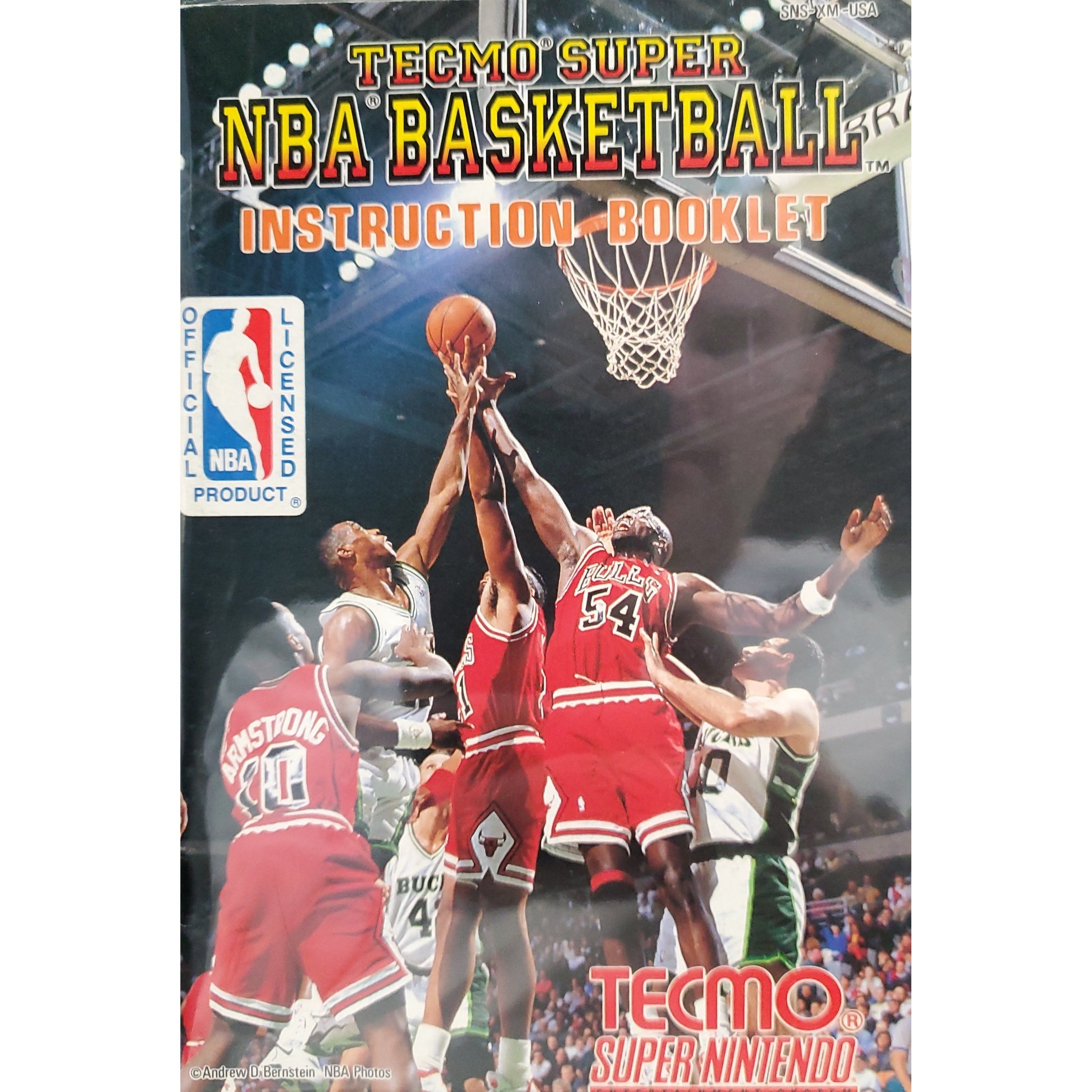 SNES - Tecmo Super NBA Basketball (Manual)