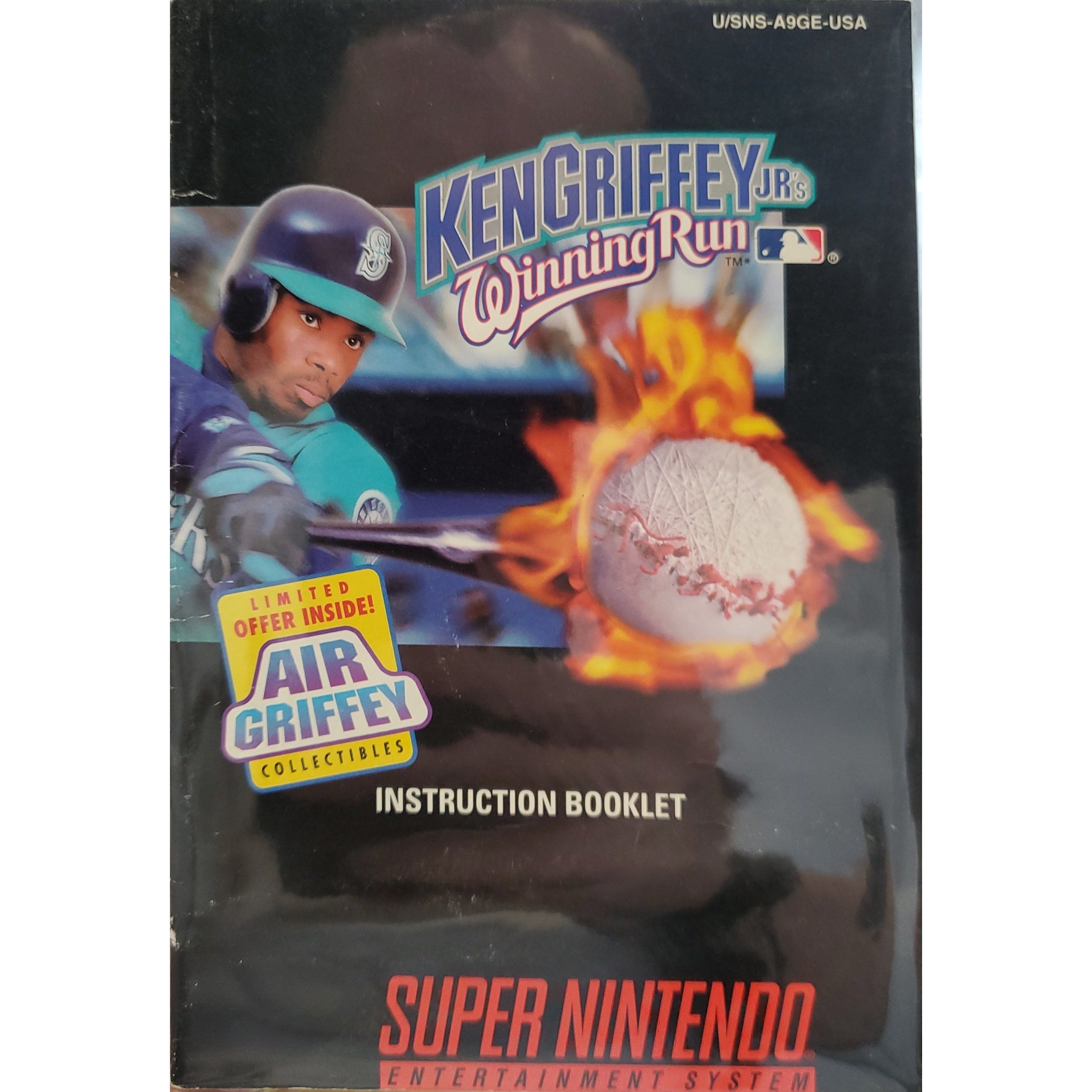 SNES - Ken Griffey JR's Winning Run (Manual)