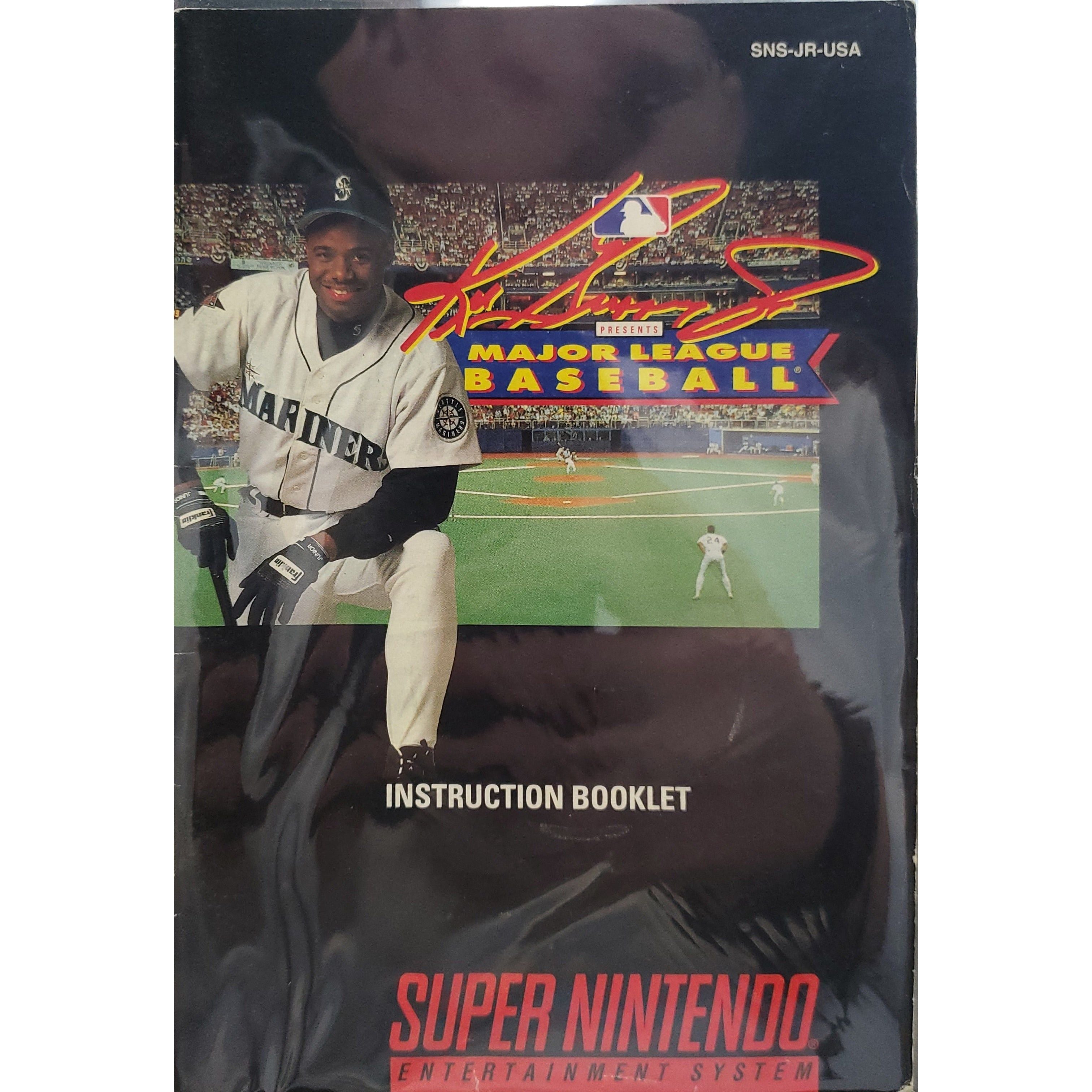 SNES - Ken Griffey Jr. Presents Major League Baseball (Manual)
