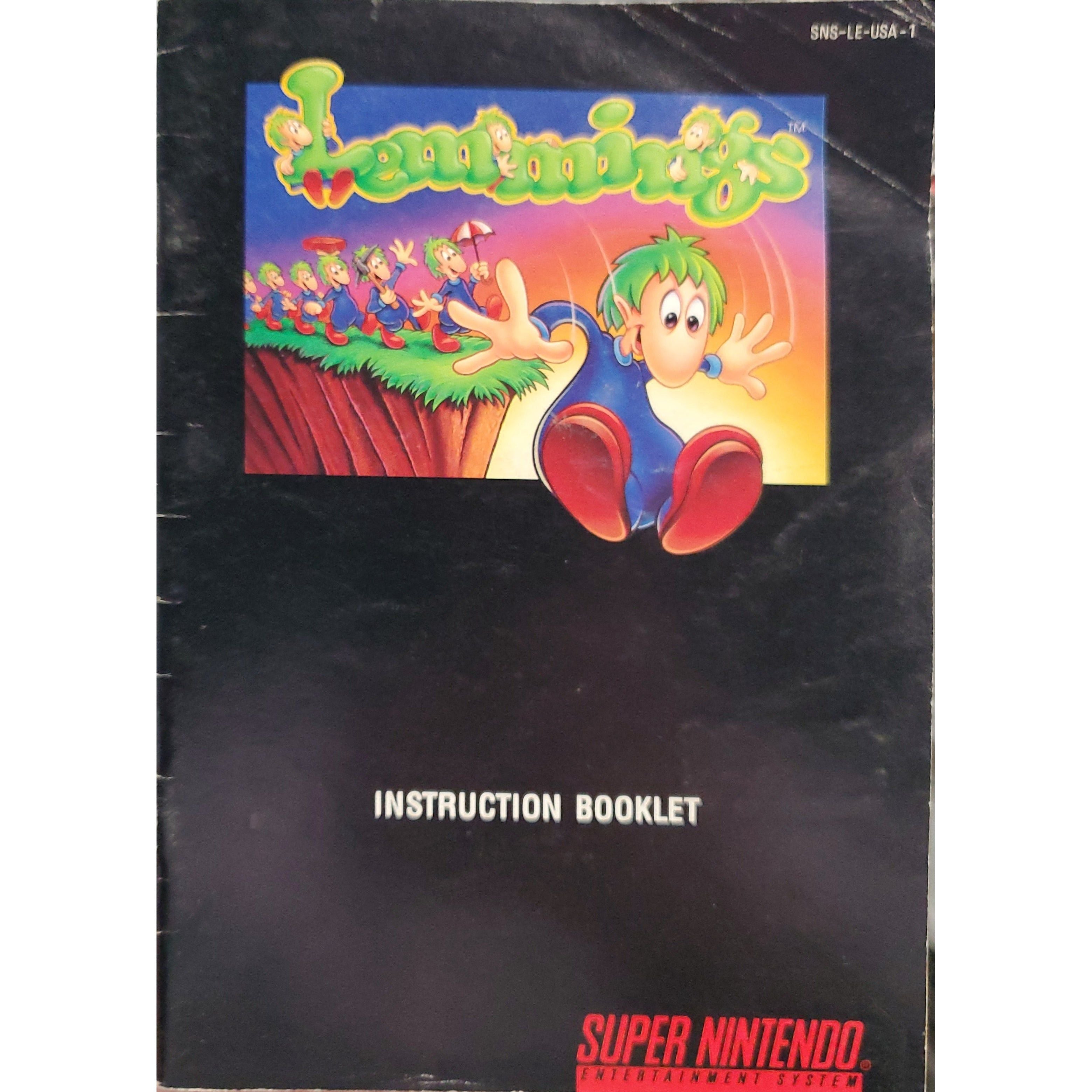 SNES - Lemmings (Manual)