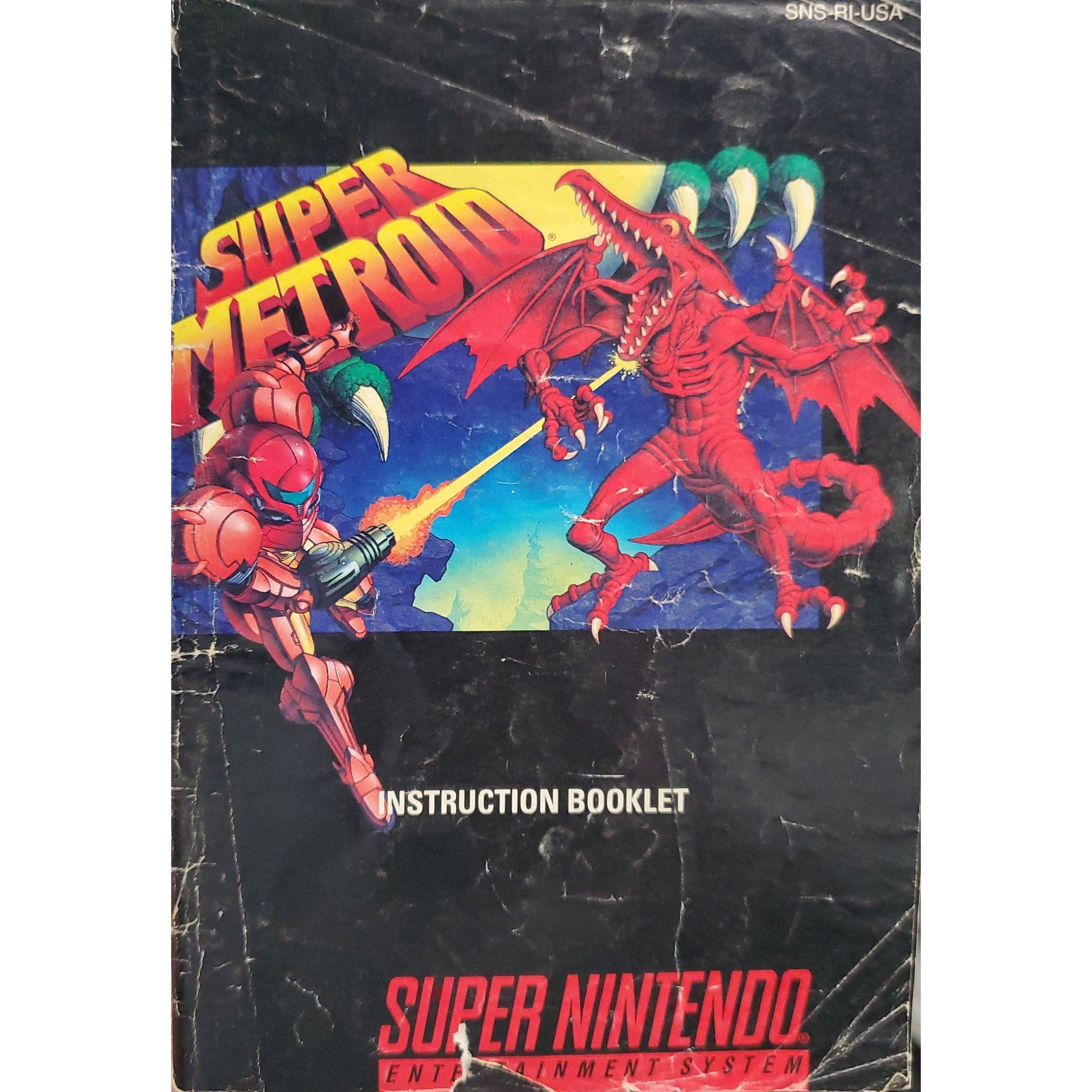 SNES - Super Metroid (Manuel)