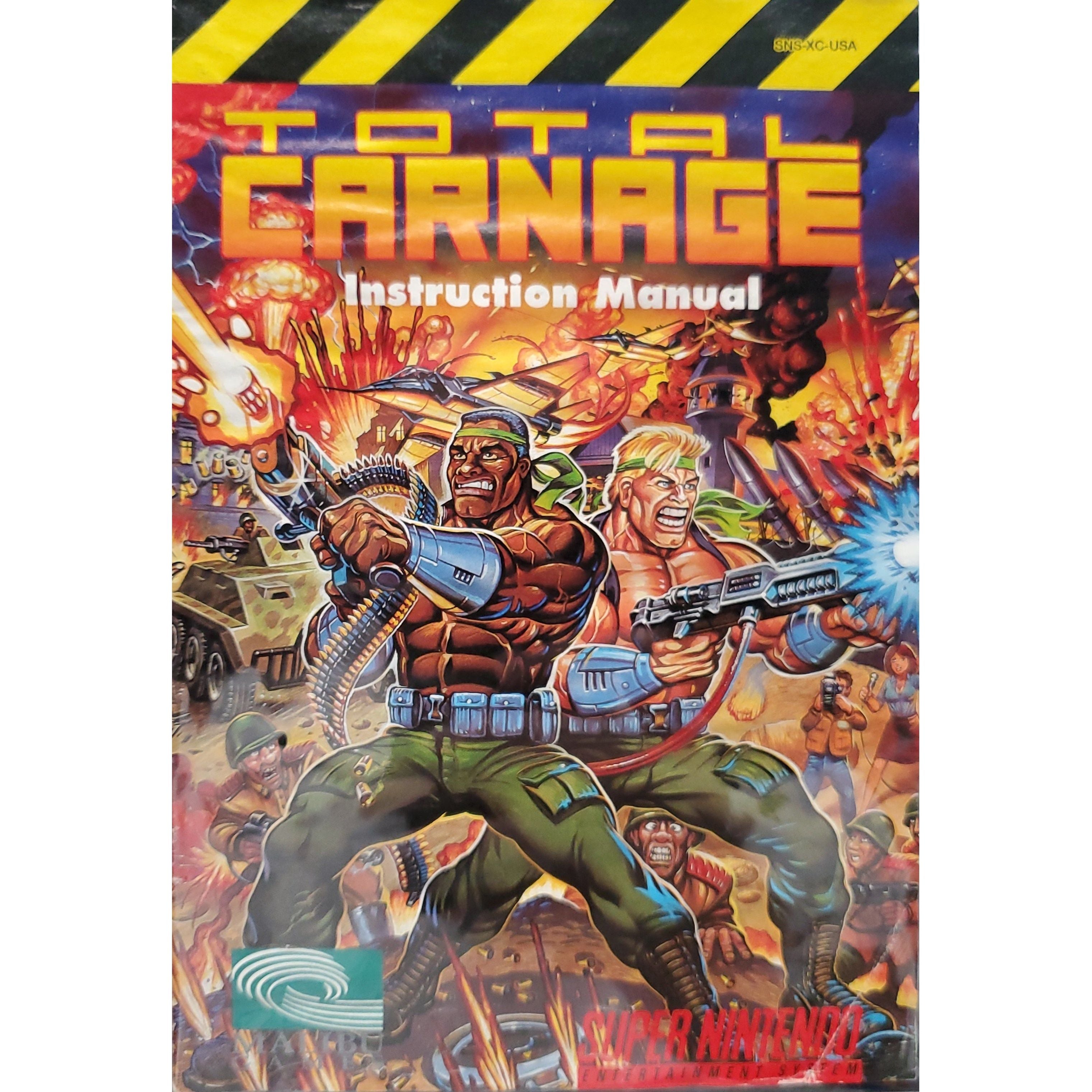 SNES - Total Carnage (Manual)