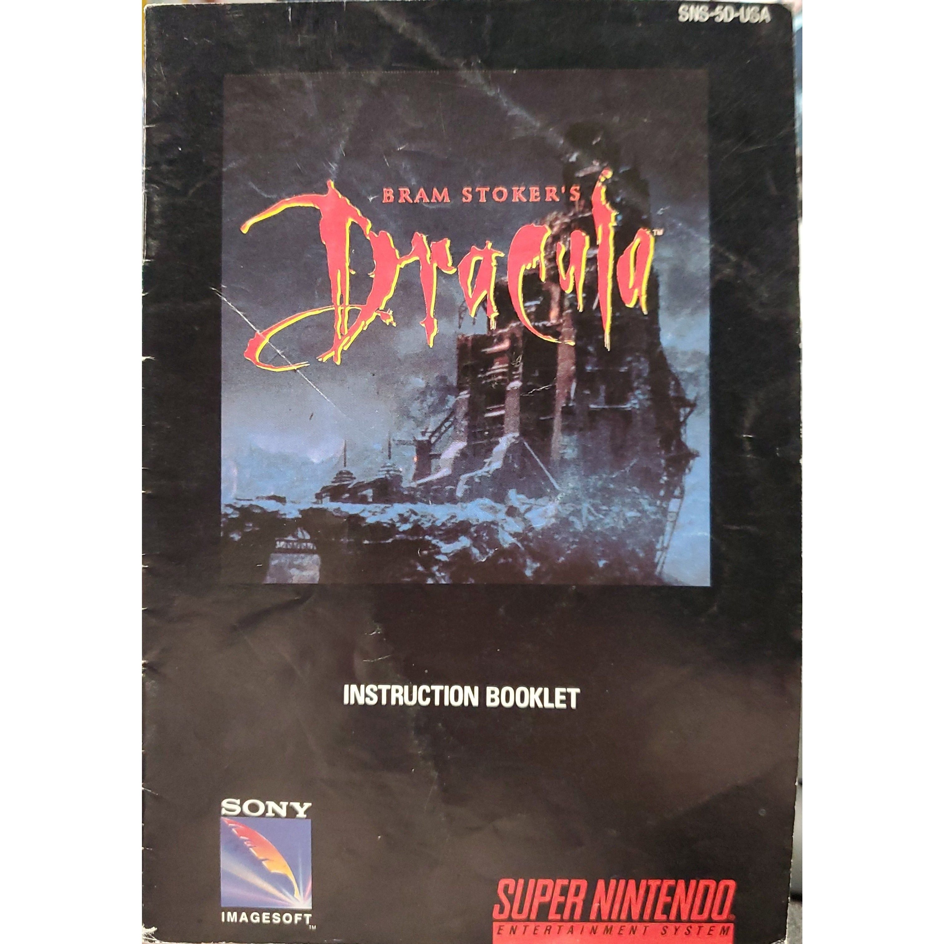 SNES - Bram Stoker's Dracula (Manual)