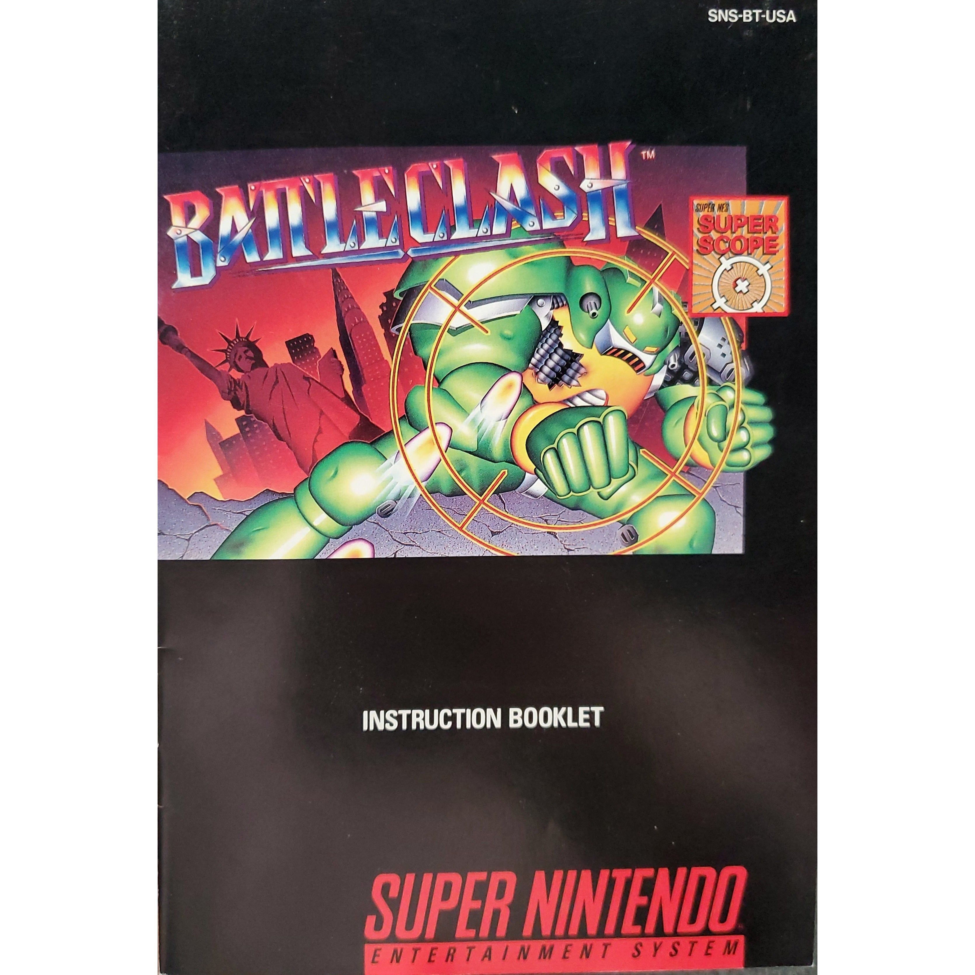 SNES - Battle Clash (Manuel)