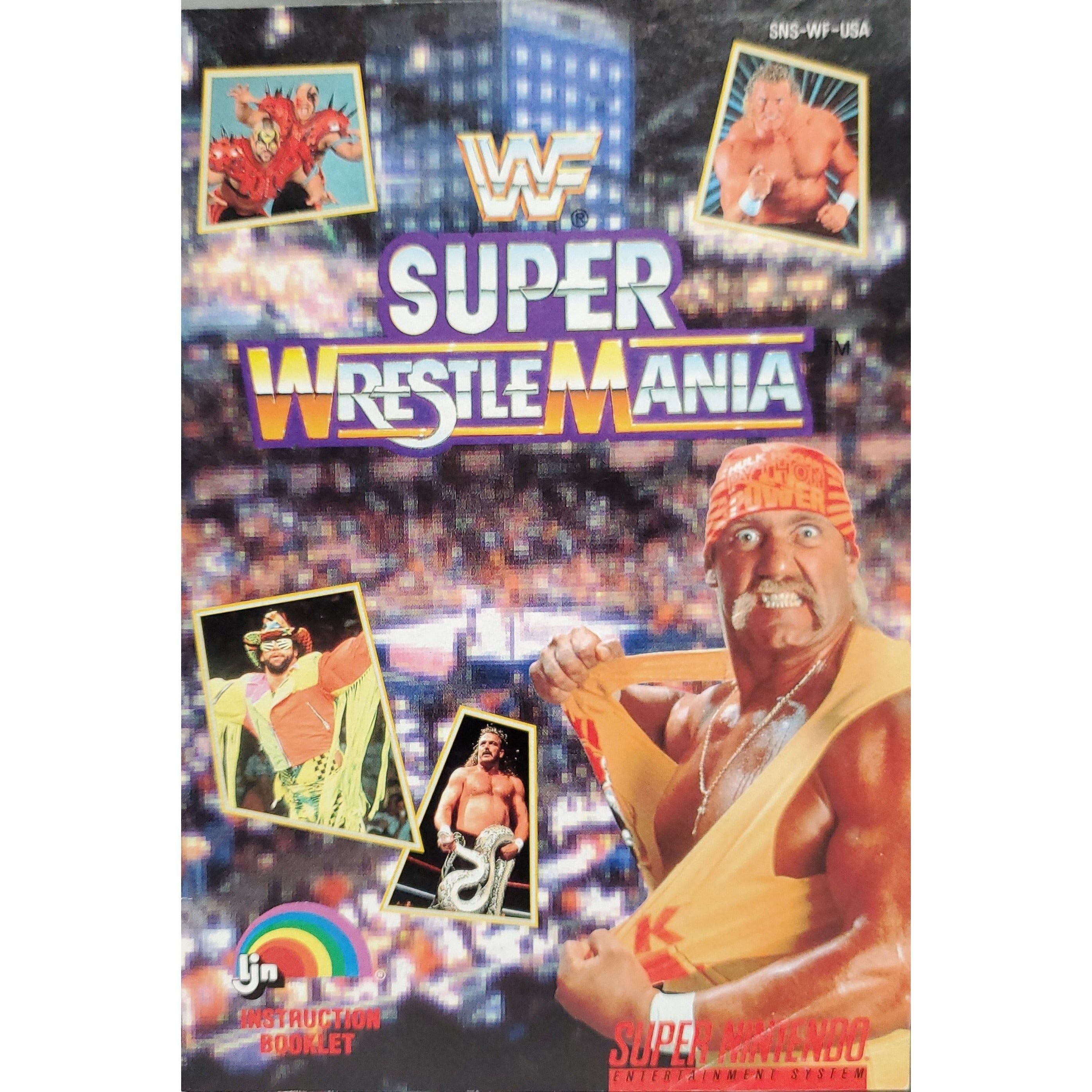 SNES - WWF Super Wrestle Mania (Manuel)