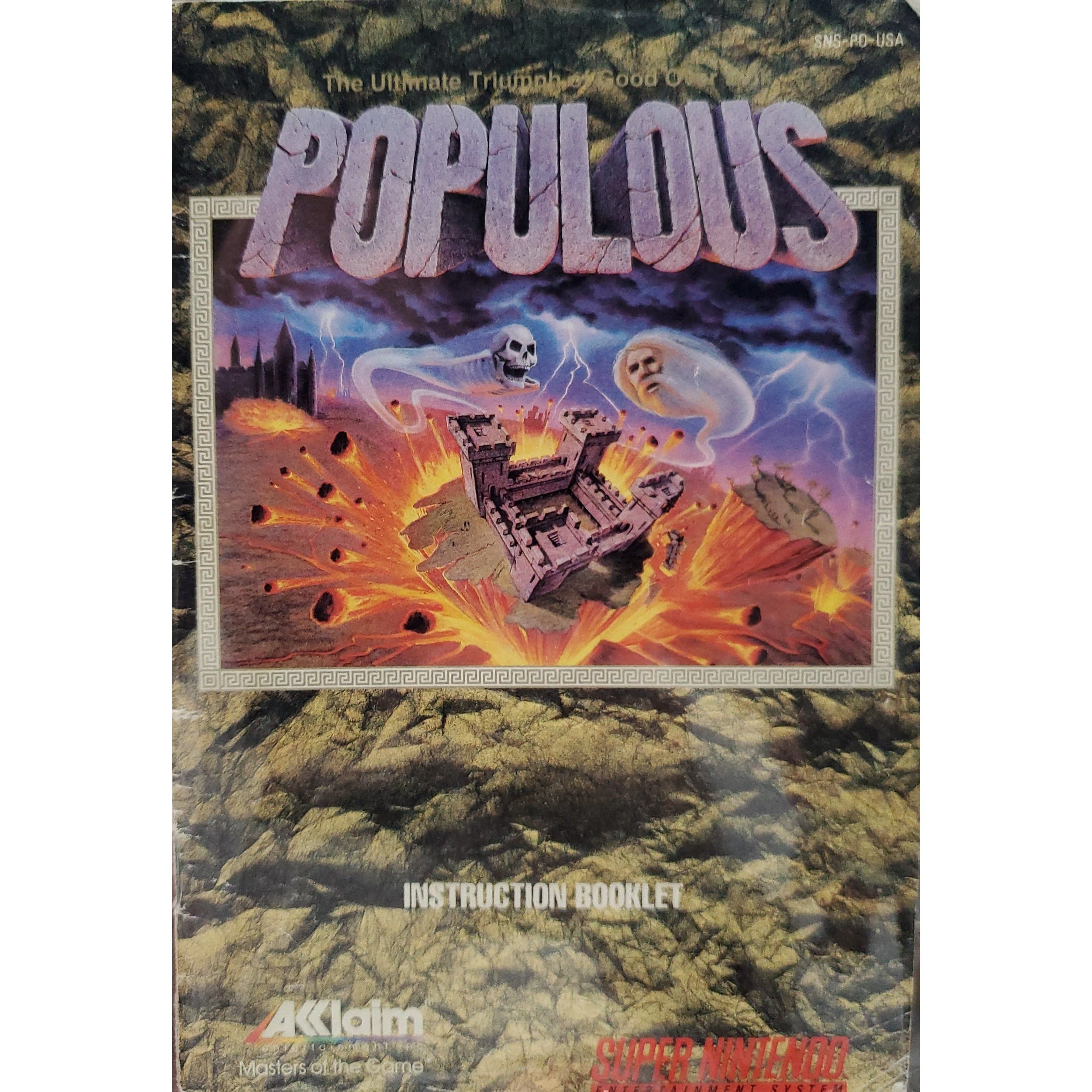 SNES - Populous (Manual)
