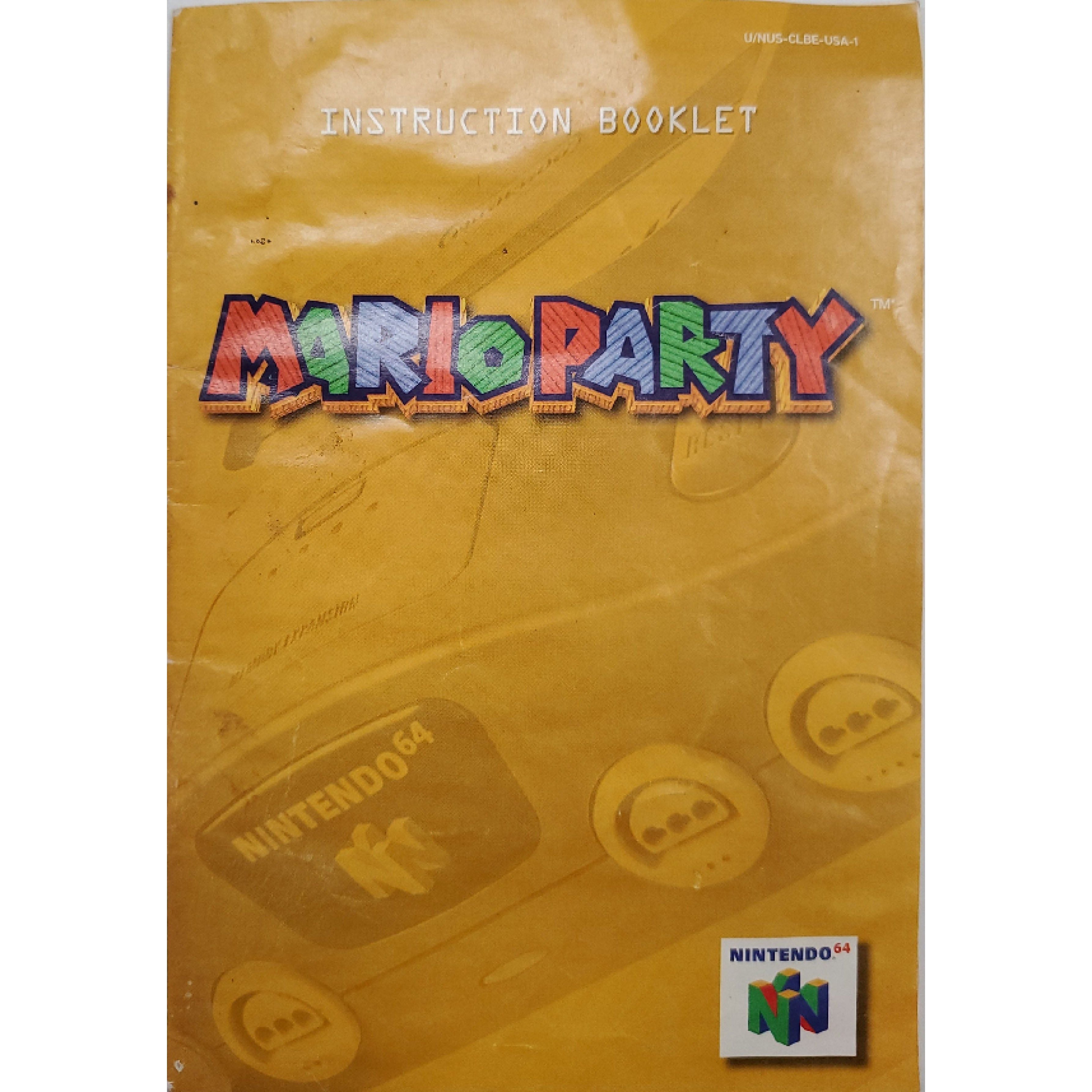 N64 - Mario Party (Rough Manual)