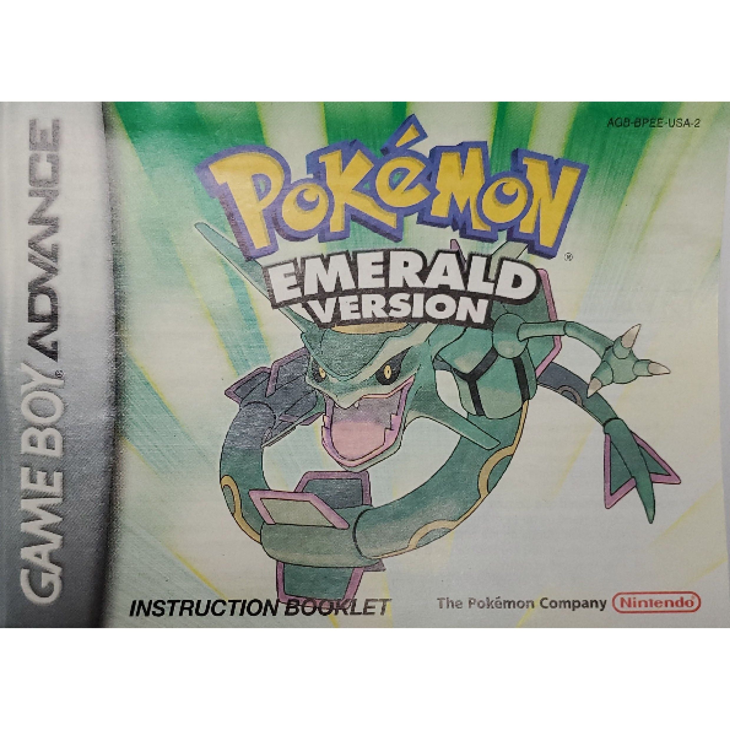 GBA - Pokemon Emerald (Manual)