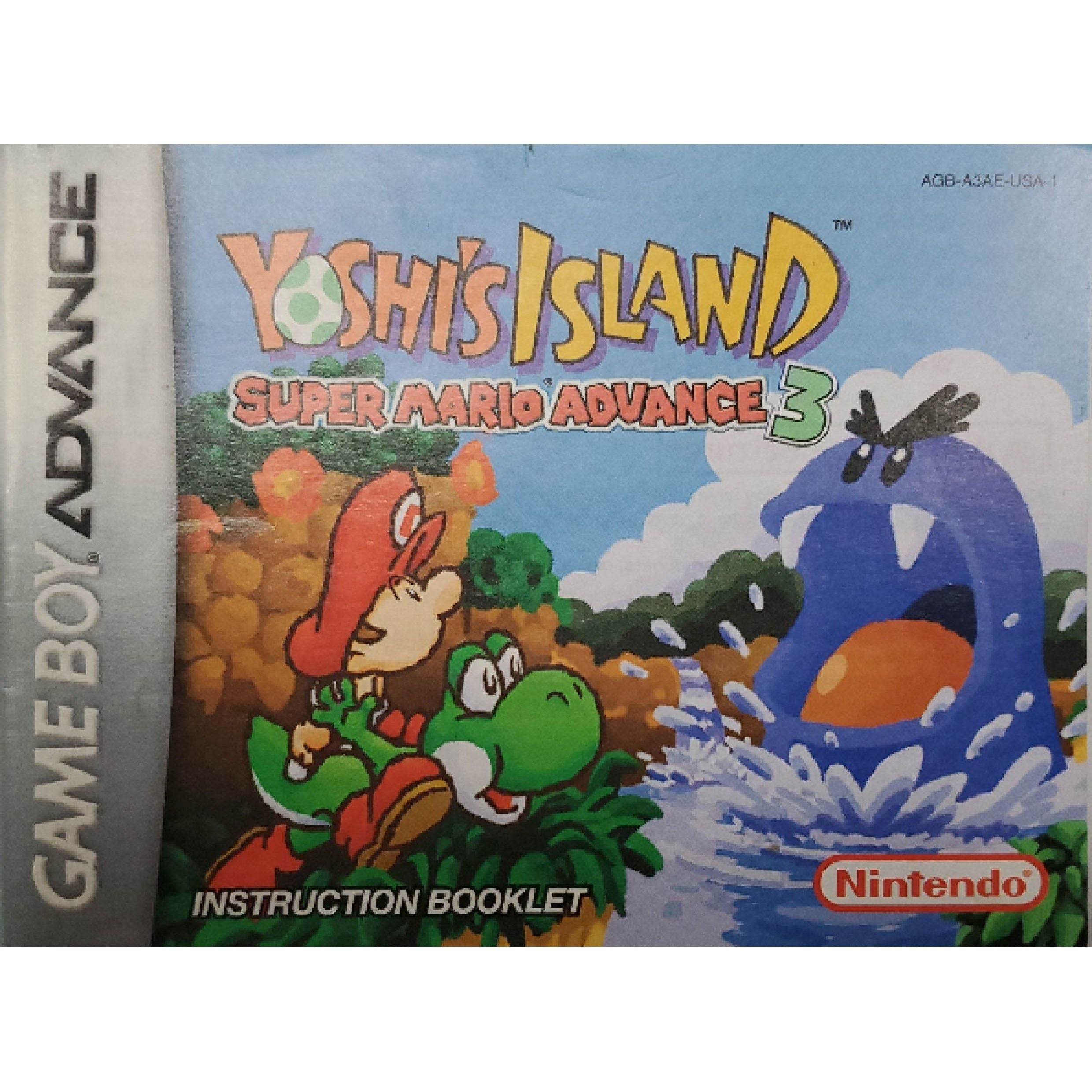 GBA - Super Mario Advance 3 L'Île de Yoshi (Manuel)