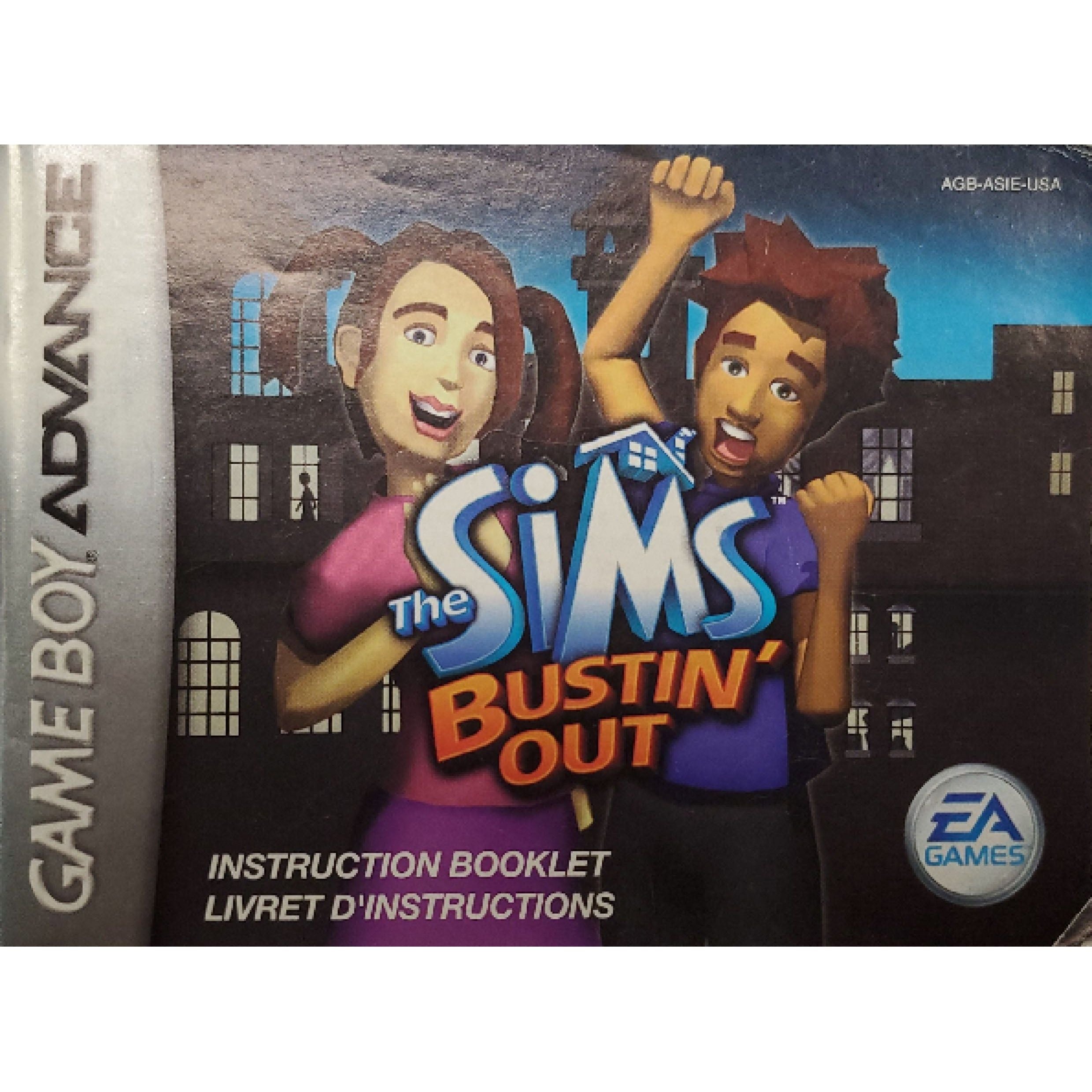 GBA - The Sims Bustin Out (Manual)